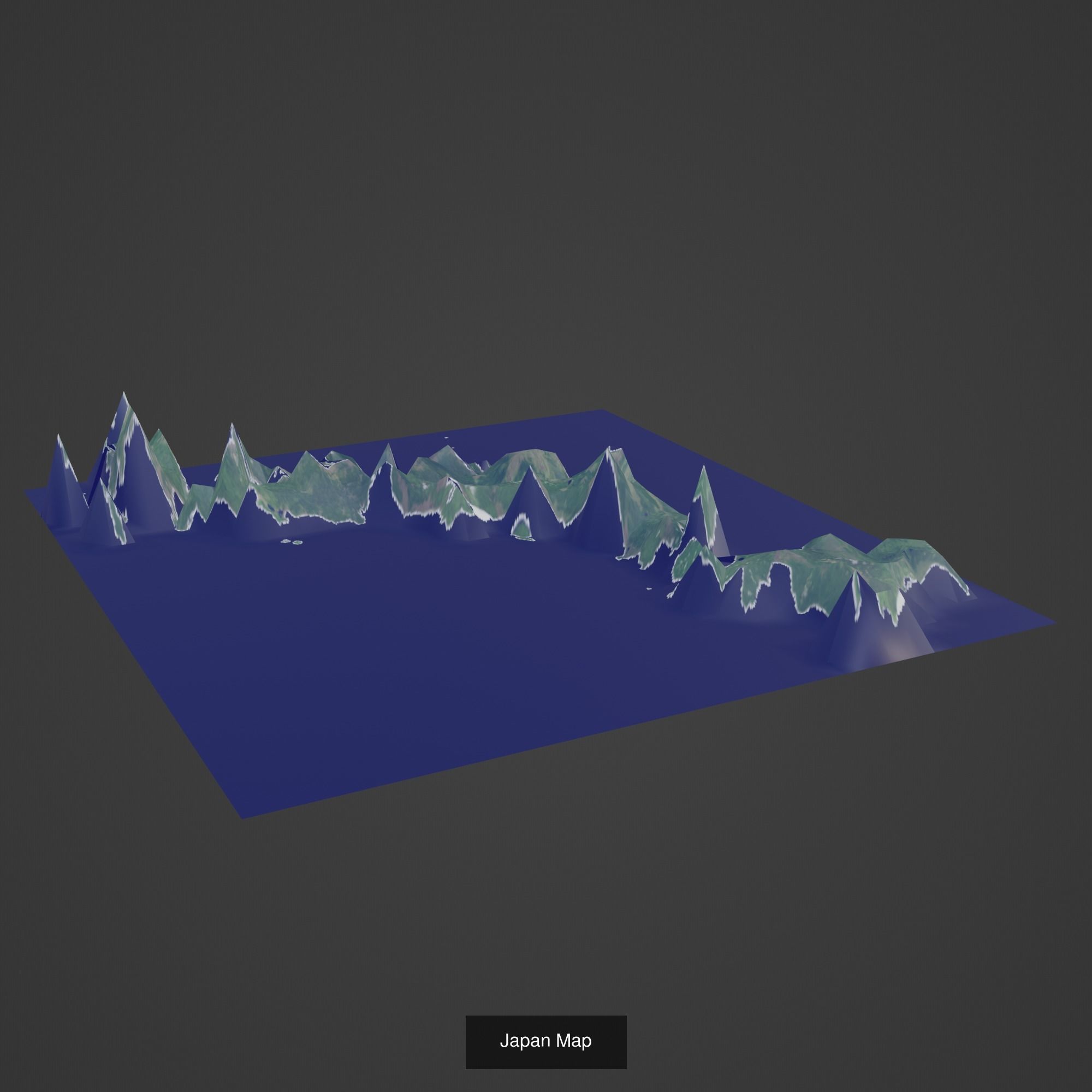 All Countries Map Topography Printing Models 3D Model Collection_94