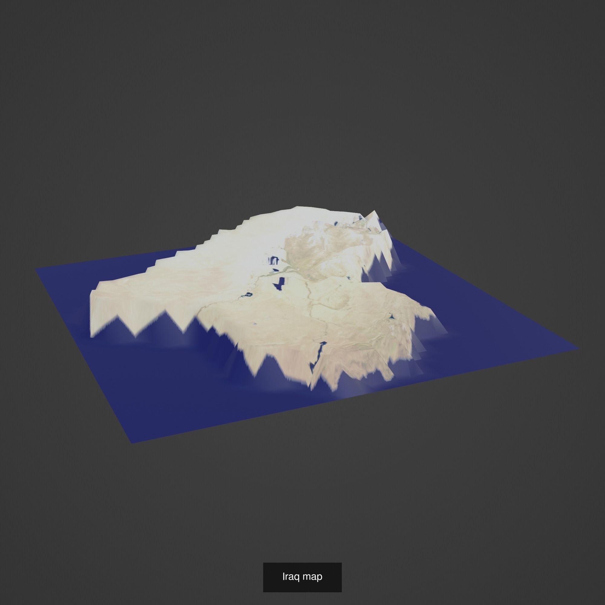 All Countries Map Topography Printing Models 3D Model Collection_88