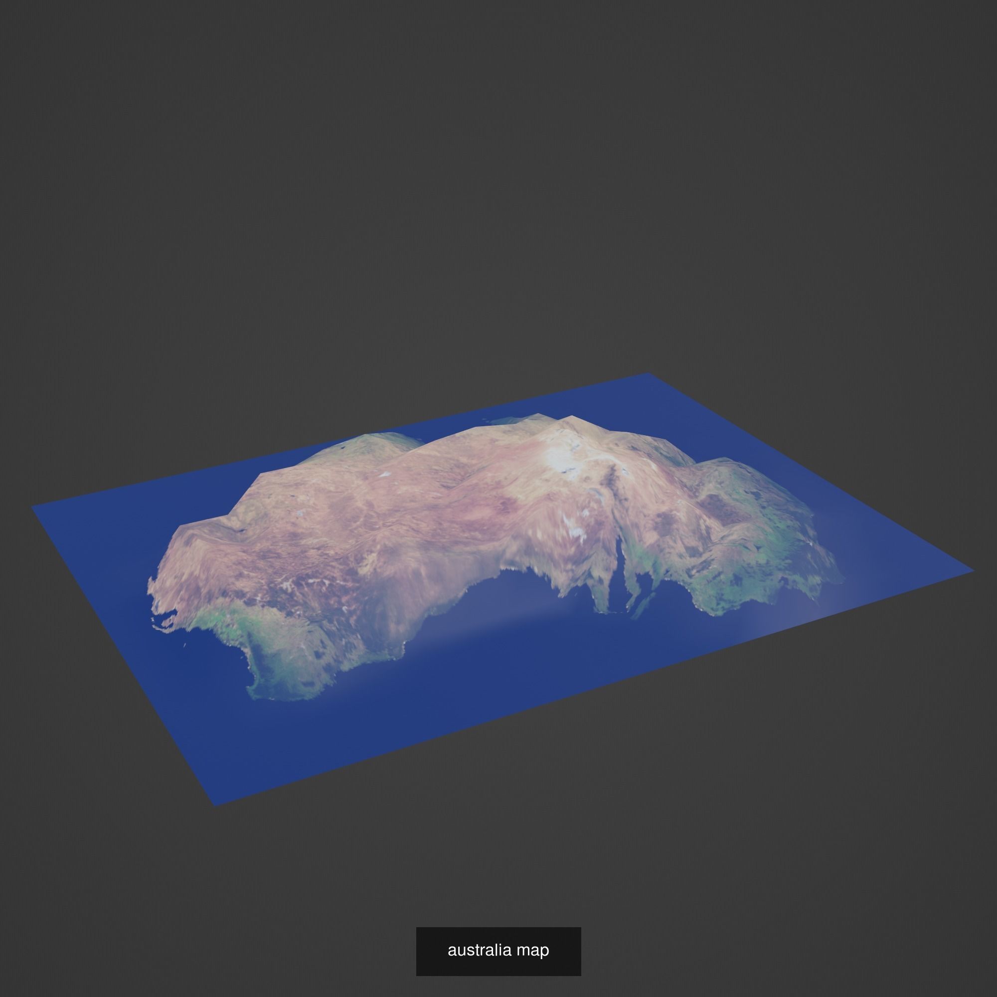 All Countries Map Topography Printing Models 3D Model Collection_21