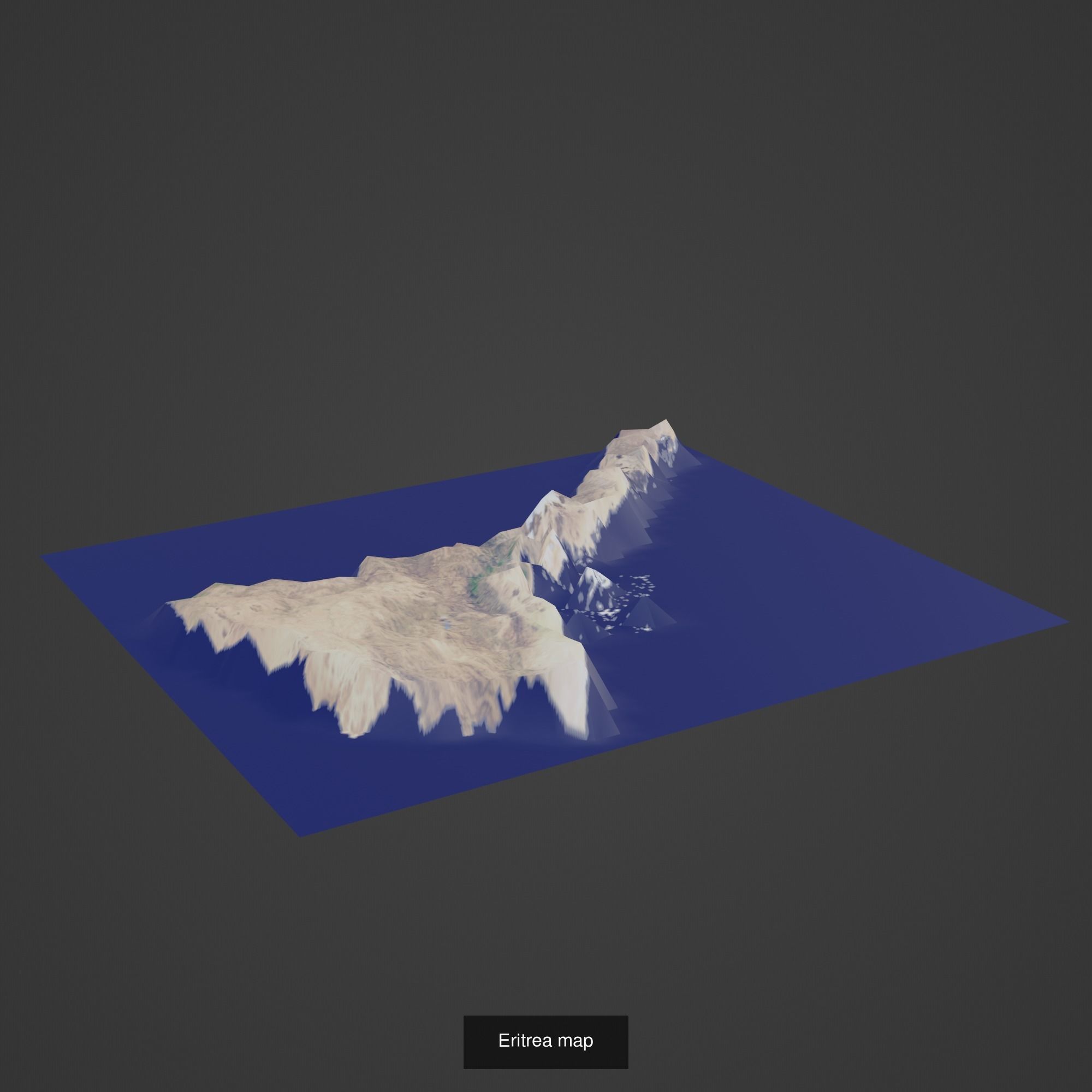 All Countries Map Topography Printing Models 3D Model Collection_64