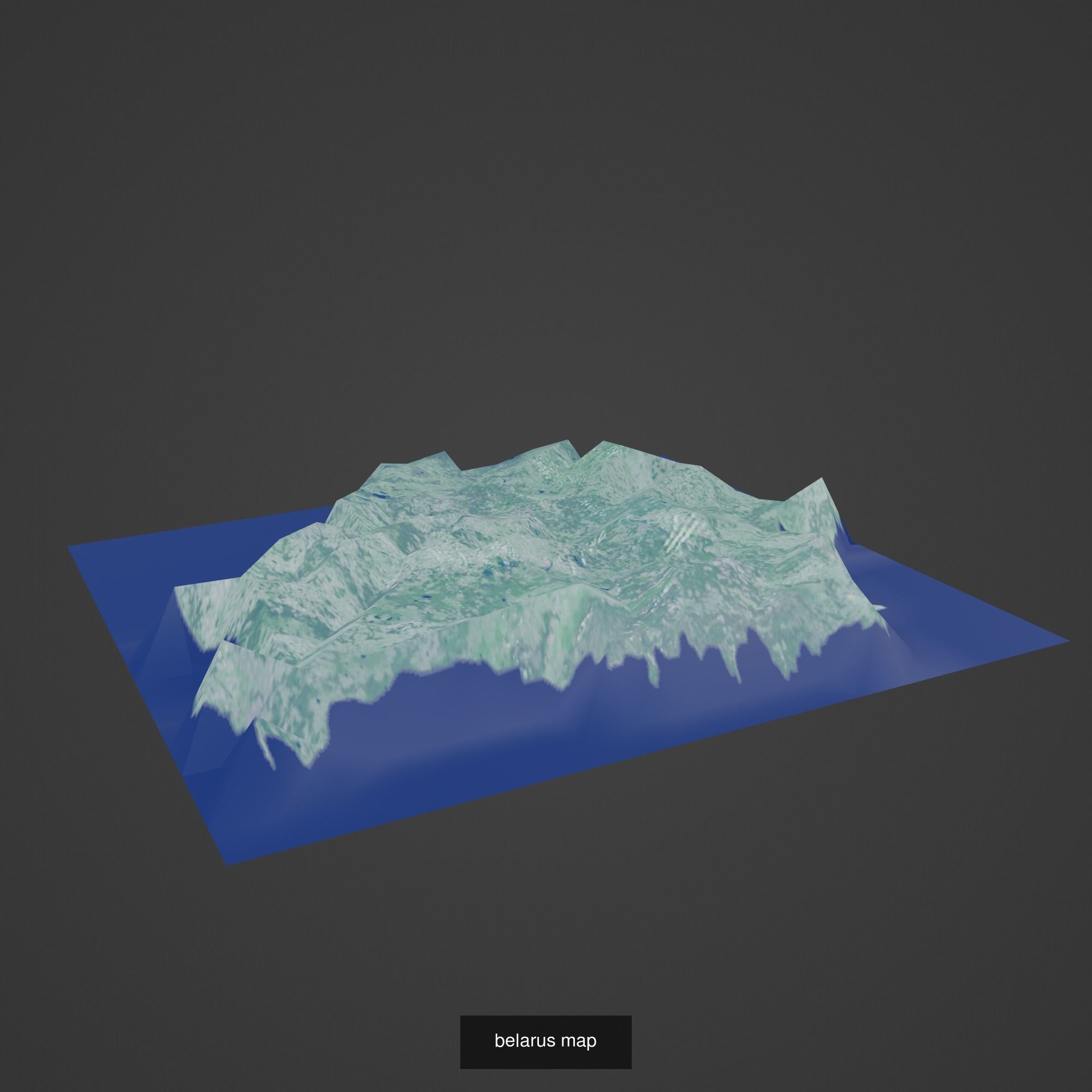 All Countries Map Topography Printing Models 3D Model Collection_26