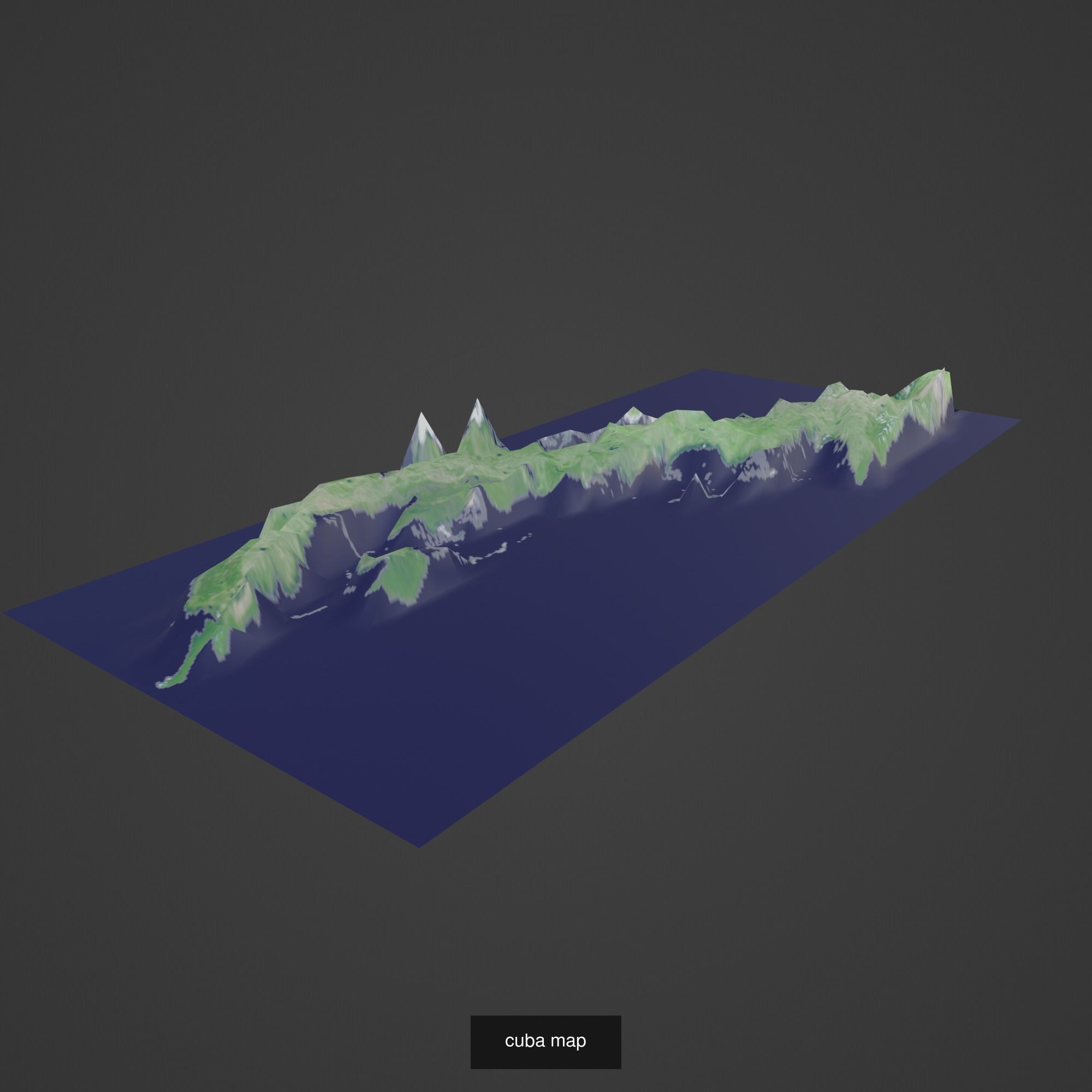 All Countries Map Topography Printing Models 3D Model Collection_52