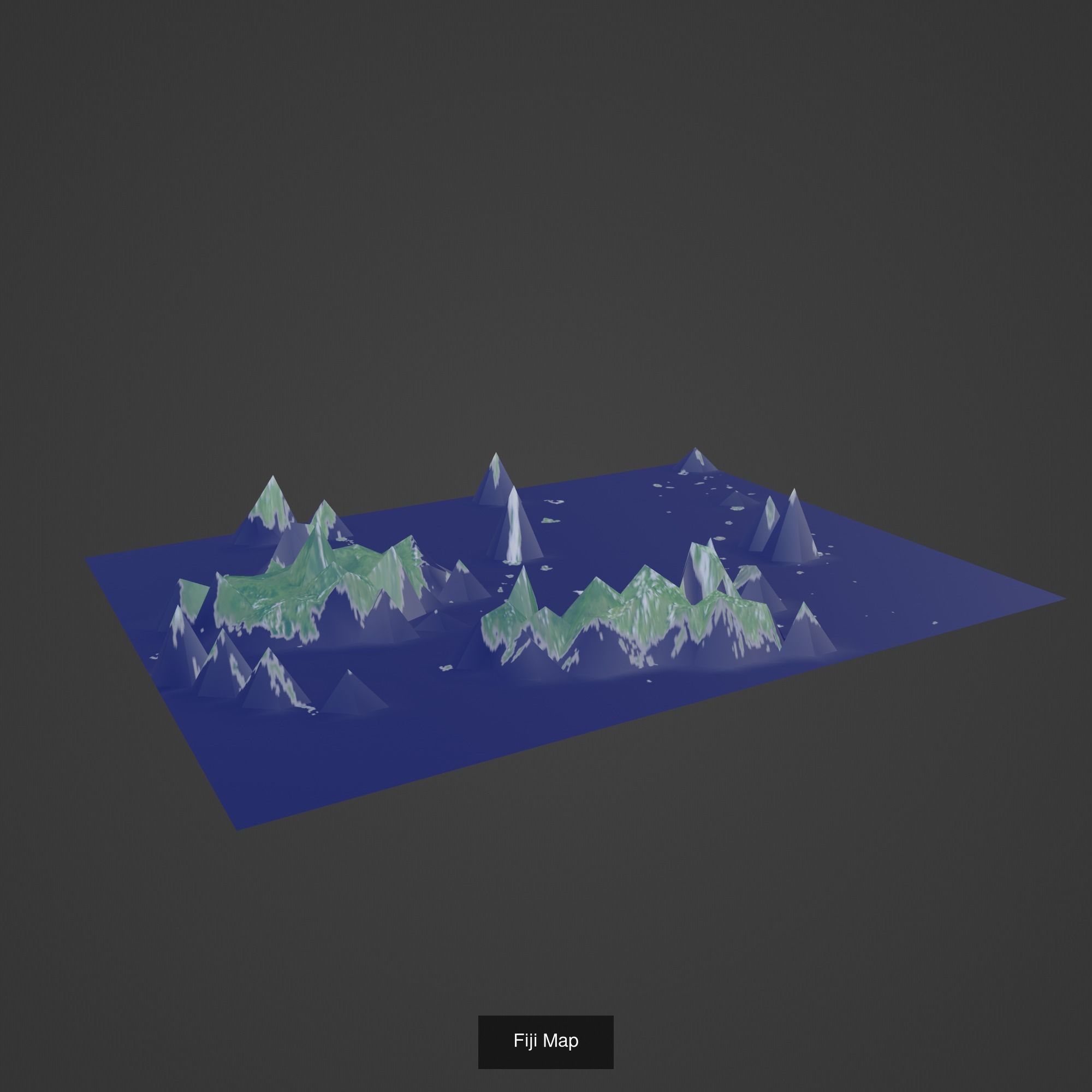 All Countries Map Topography Printing Models 3D Model Collection_68