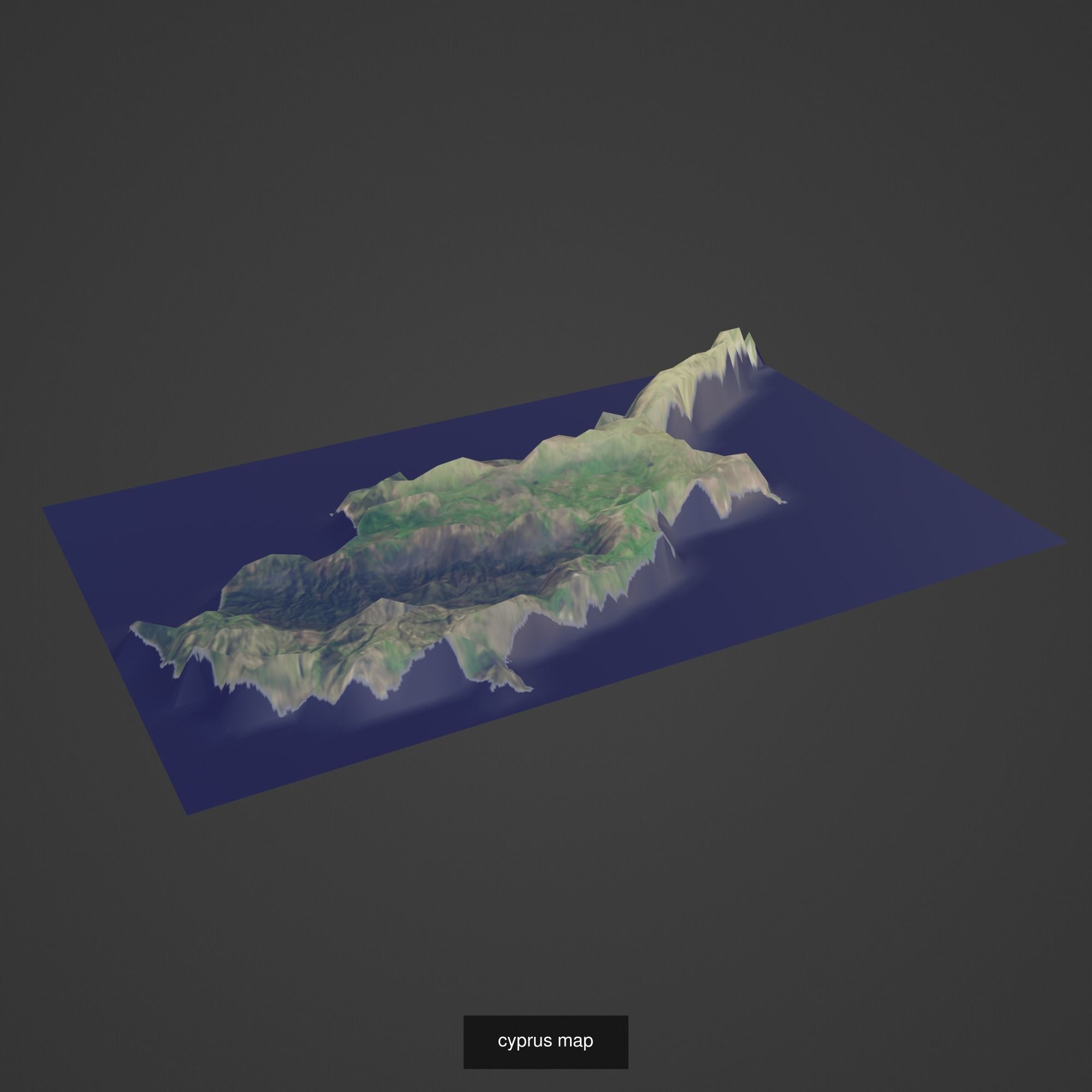 All Countries Map Topography Printing Models 3D Model Collection_53