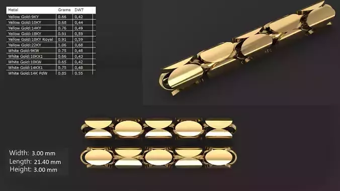 Turkish chain 16 3D print model