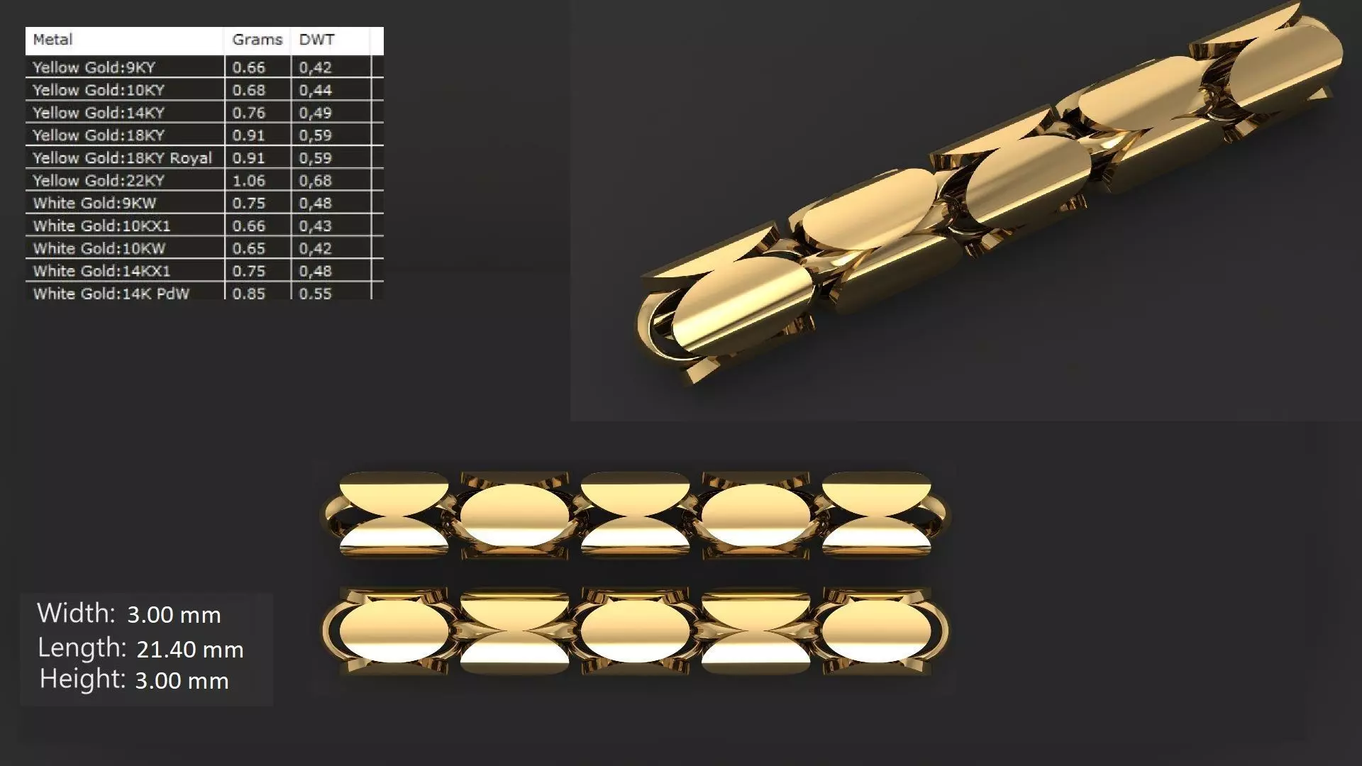 Turkish chain 16 3D print model_0