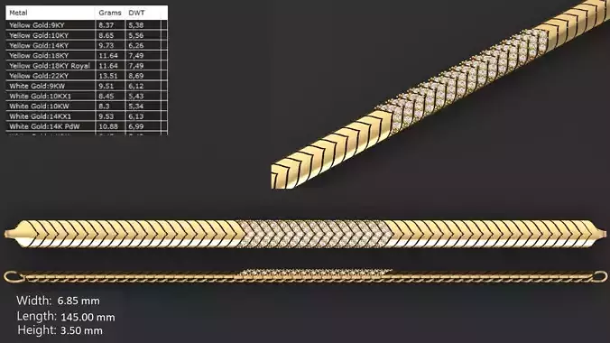 Turkish chain 15 3D print model