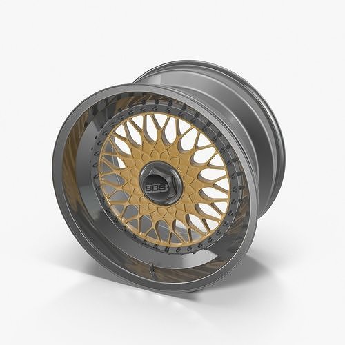 BBS RS Low-poly 3D model