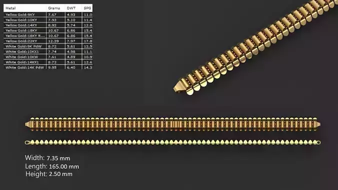 Turkish chain 12 3D print model