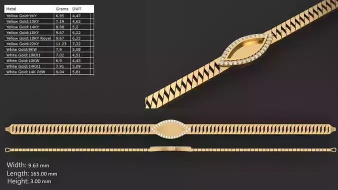 Turkish chain 09 3D print model