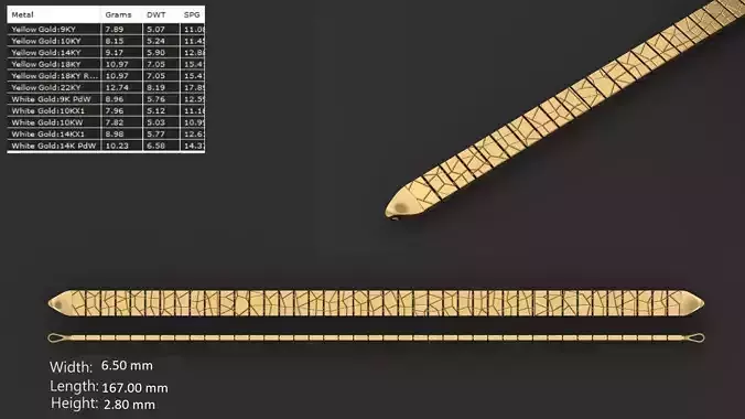 Turkish chain 03 3D print model