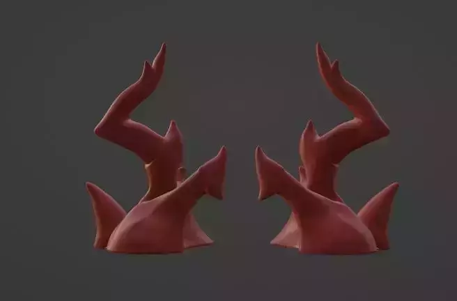 nian horns arknights 3D print model