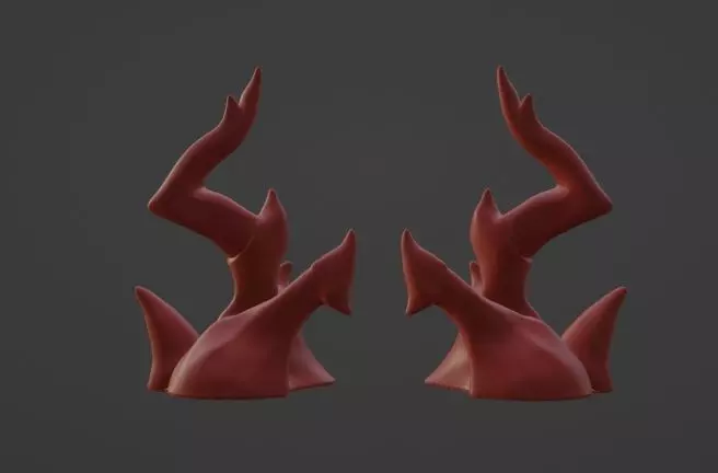 nian horns arknights 3D print model_0