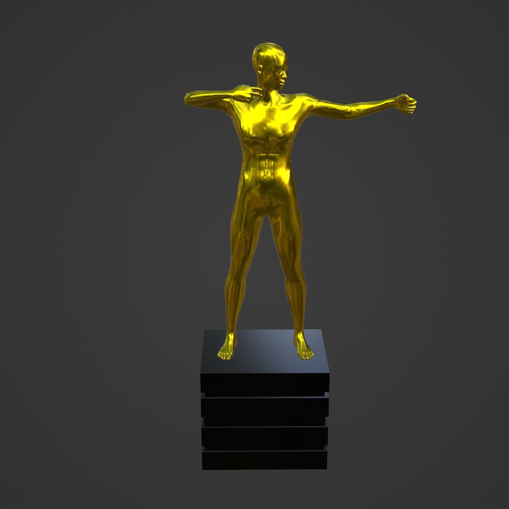 OSCAR AWARD 3D print model_1