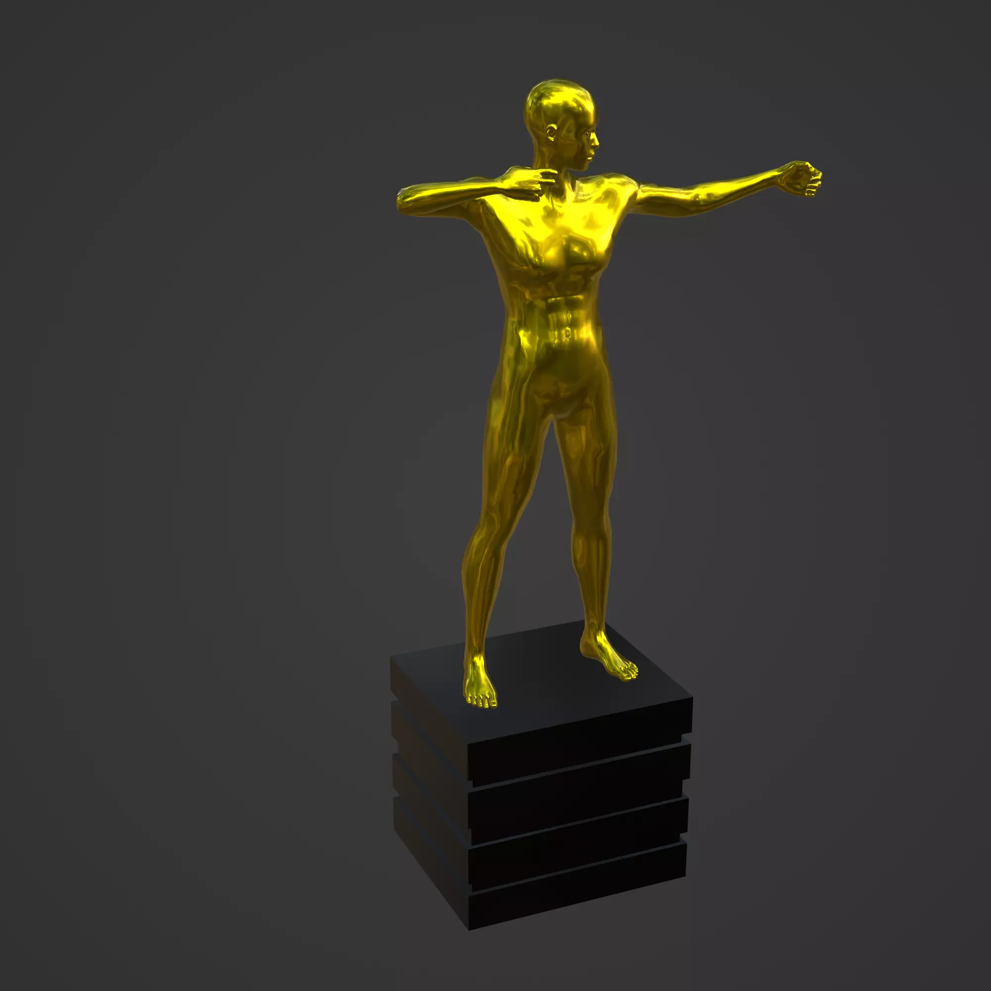 OSCAR AWARD 3D print model_0