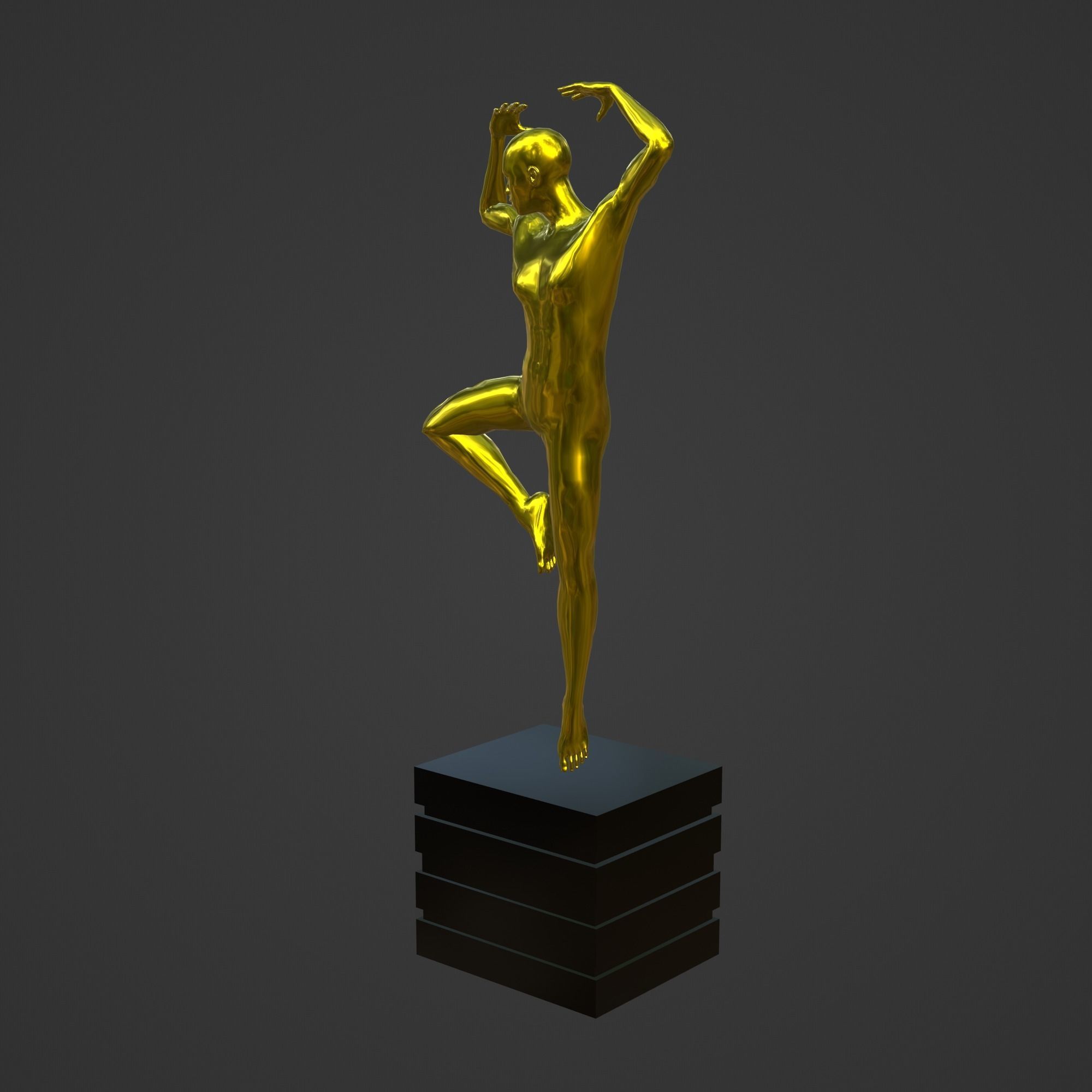  OSCAR AWARD 3D print model_3