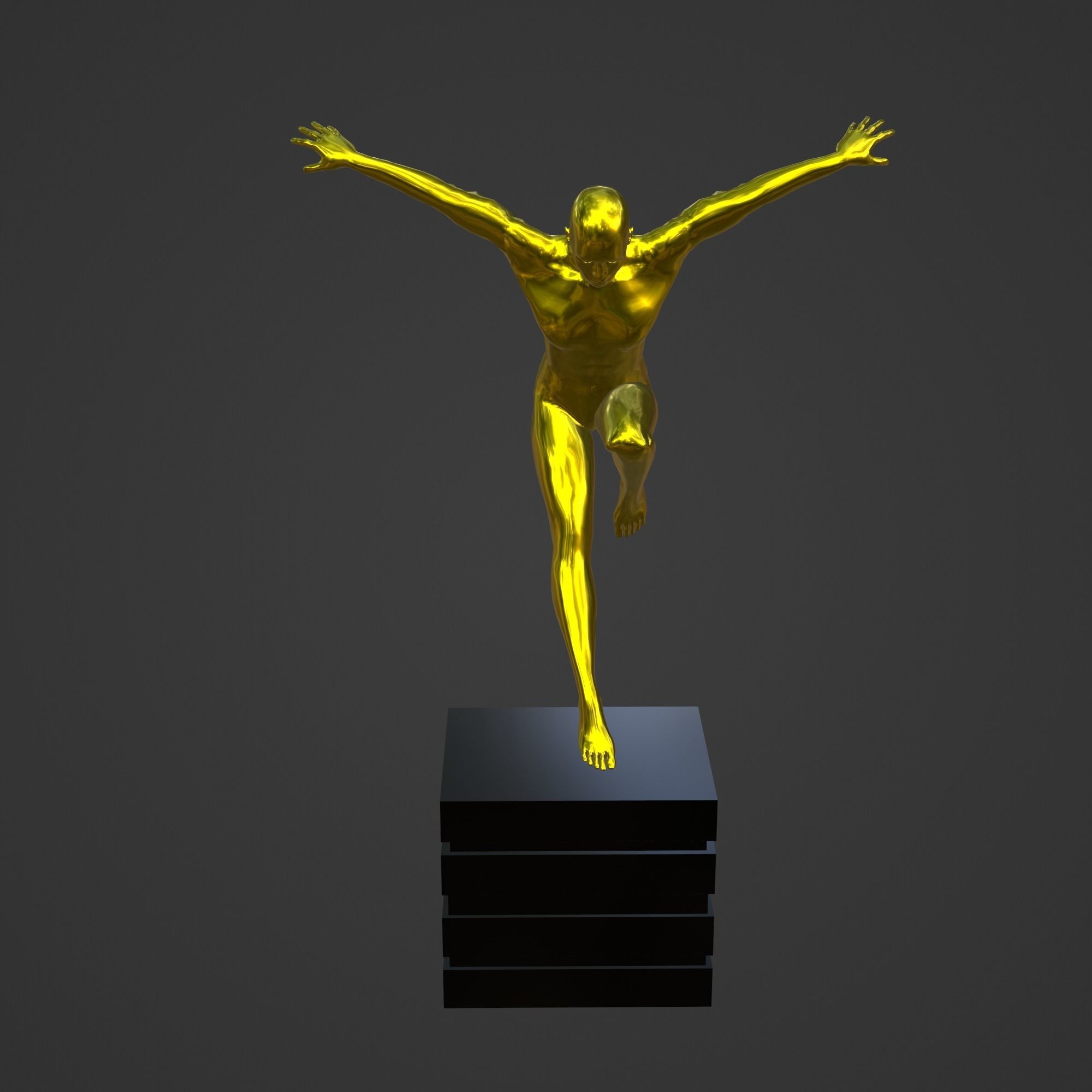 OSCAR AWARD 3D print model_1