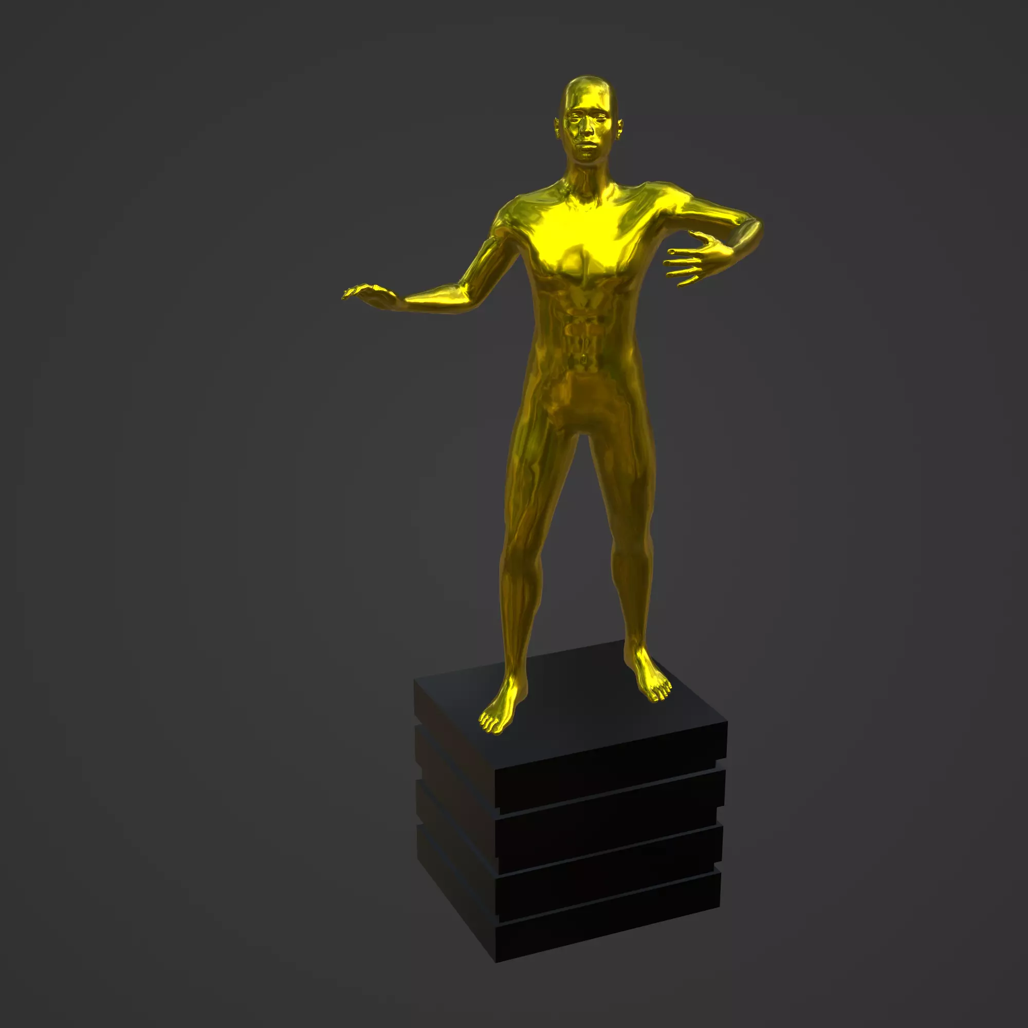 OSCAR AWARD 3D print model_0