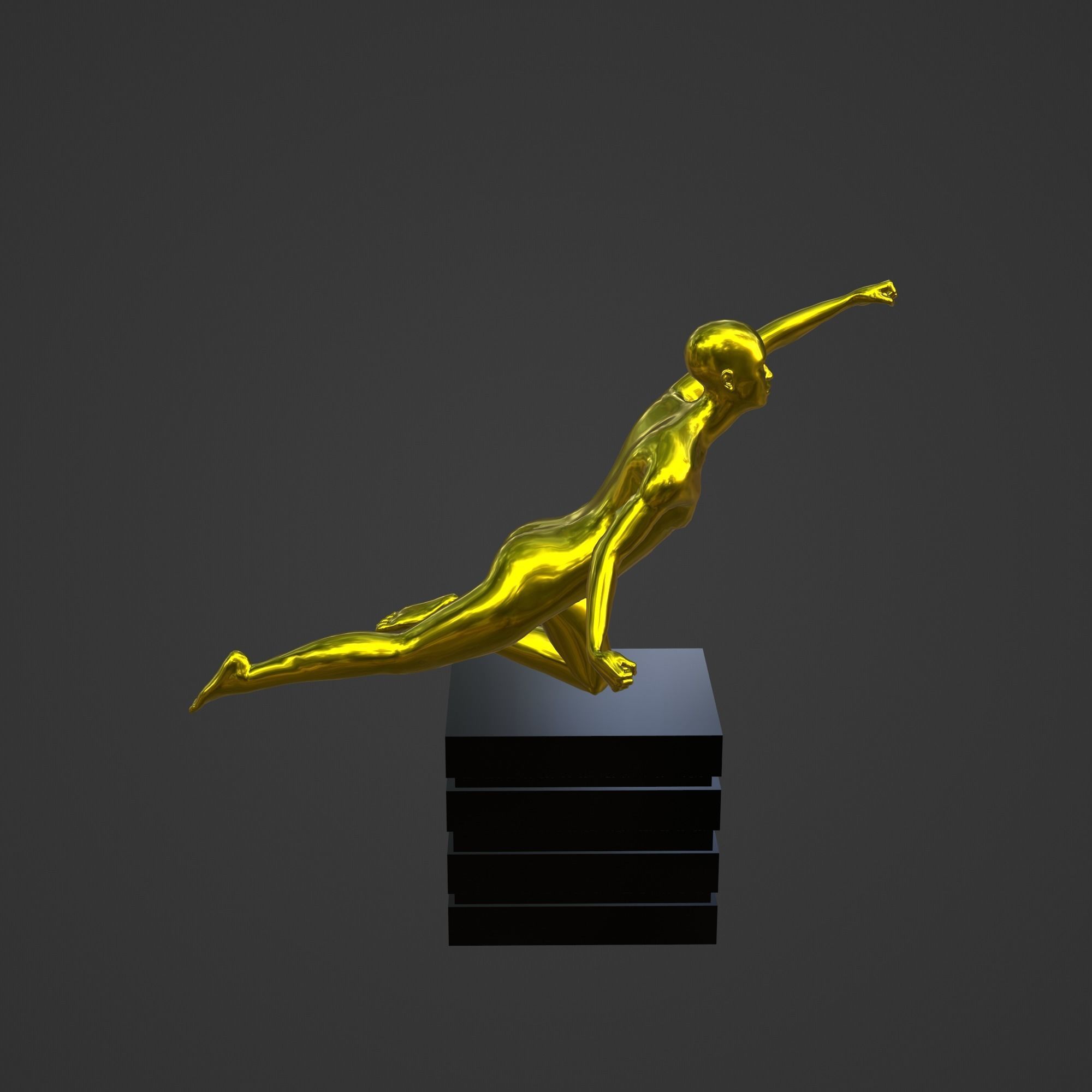OSCAR AWARD 3D print model_1
