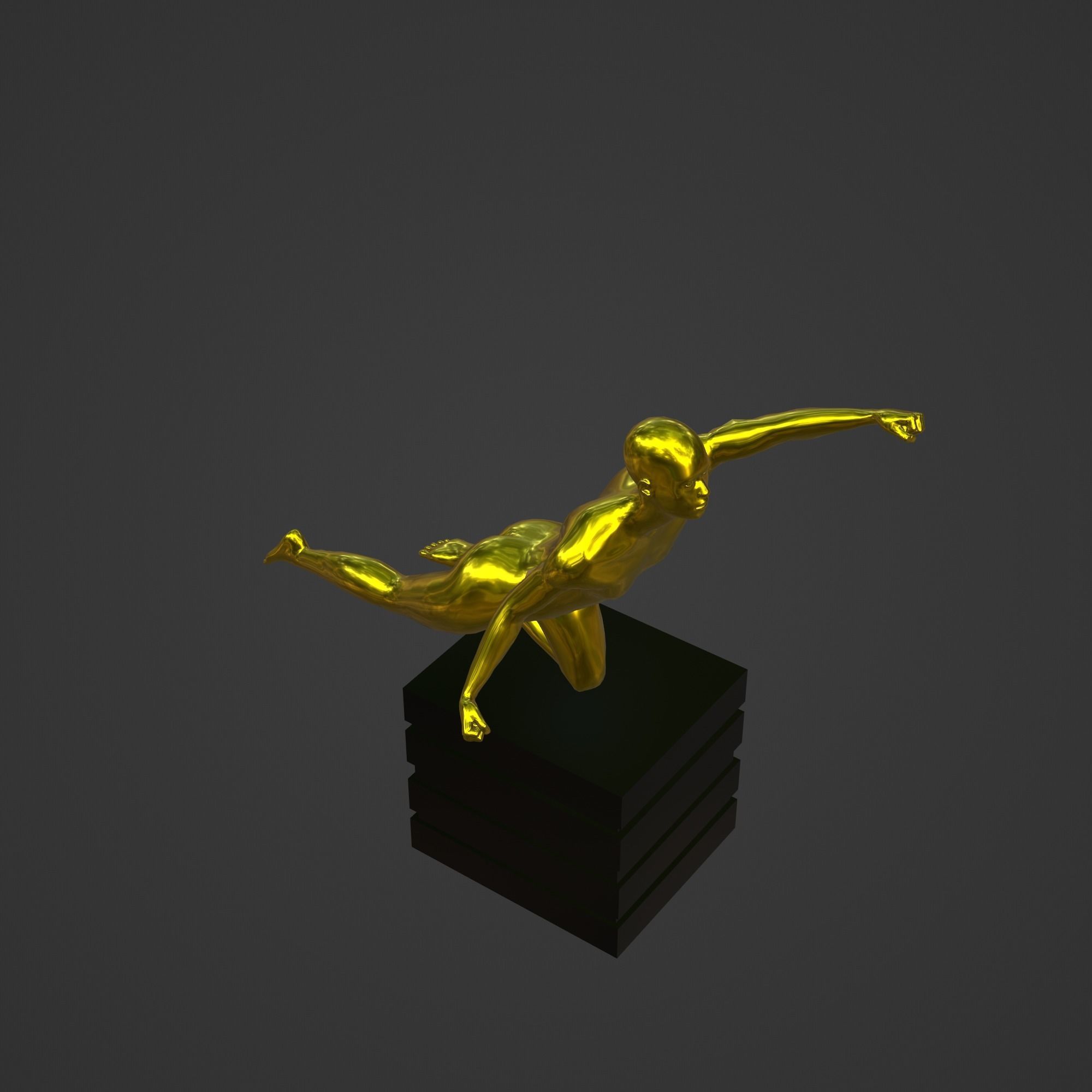 OSCAR AWARD 3D print model_2
