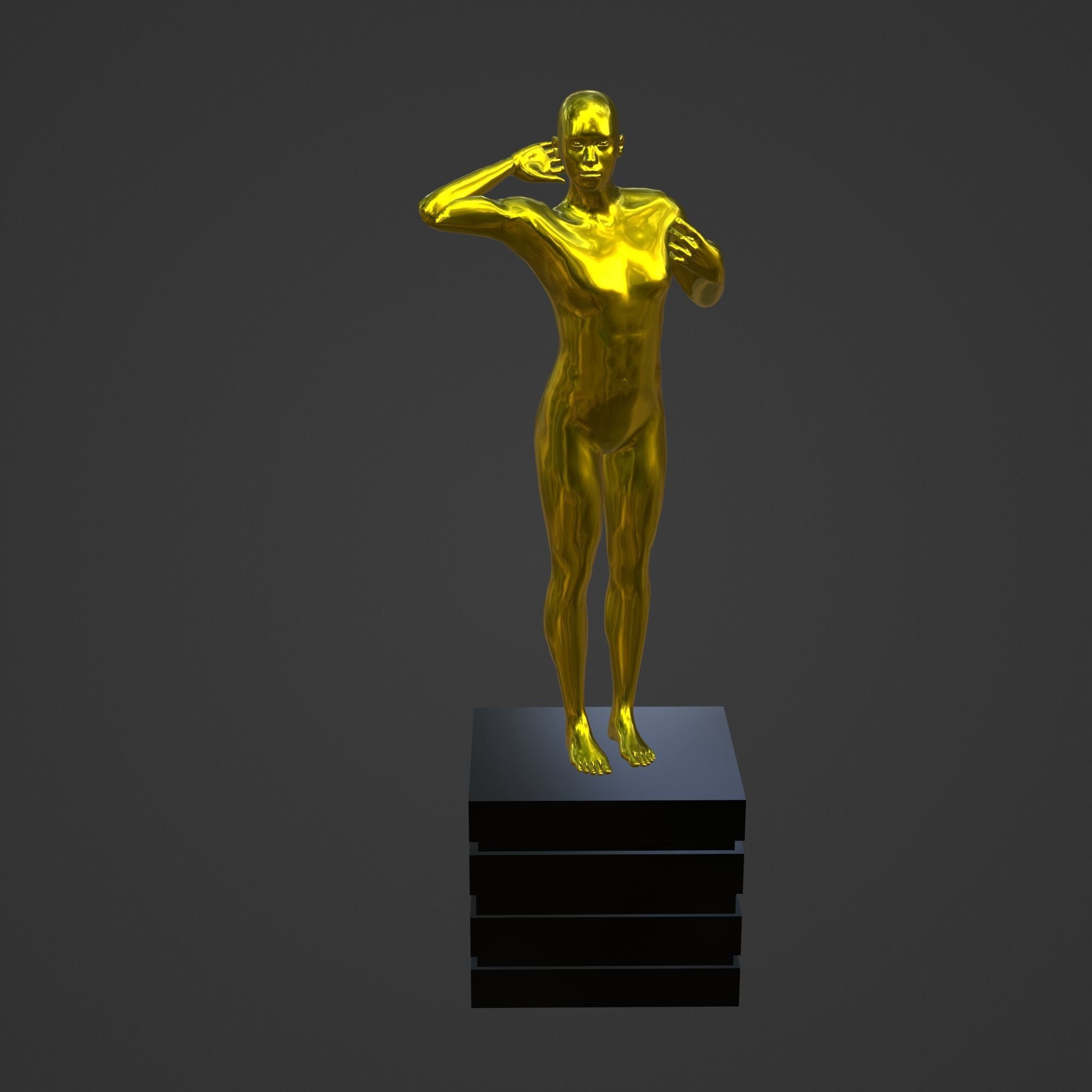OSCAR AWARD 3D print model_1