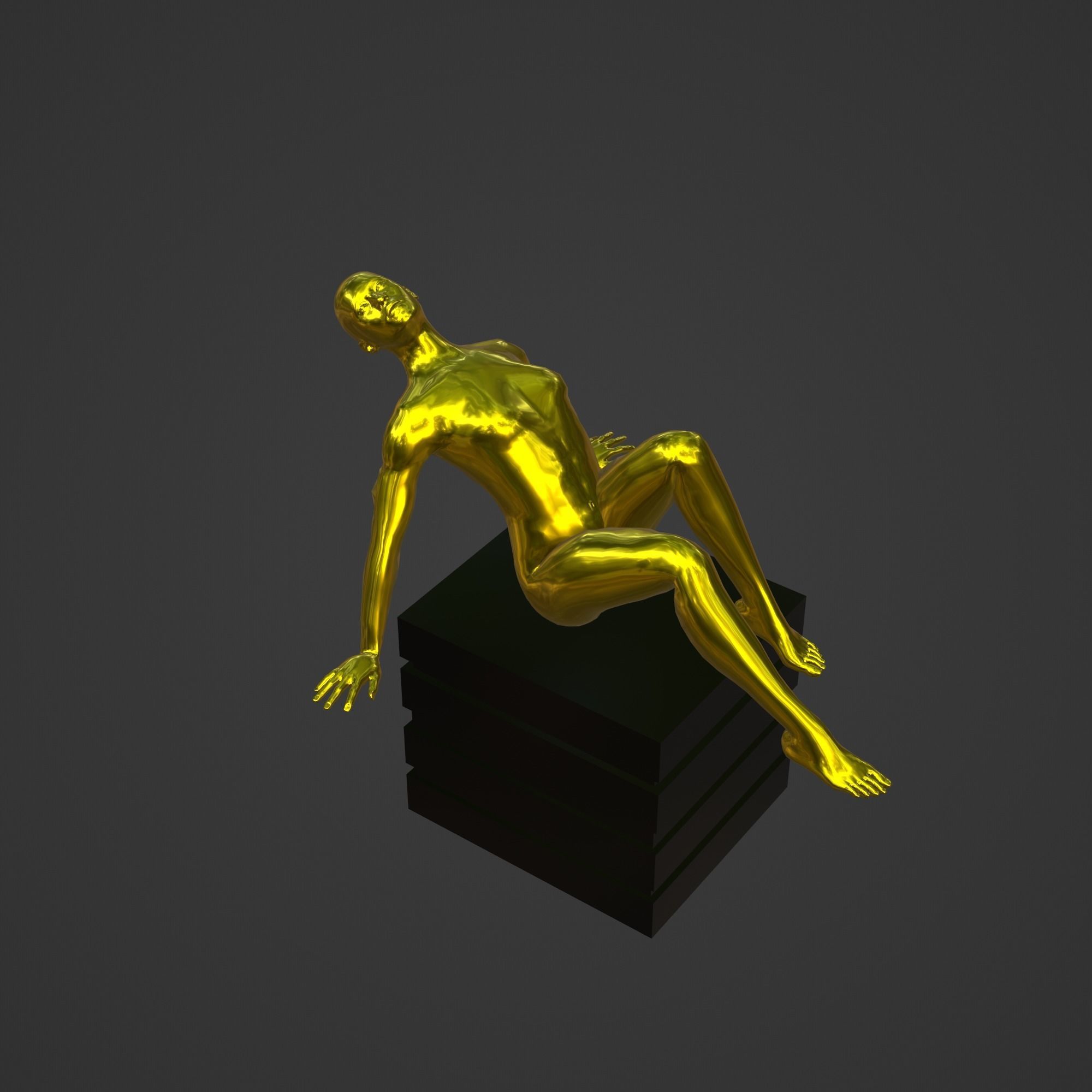 OSCAR AWARD 3D print model_2