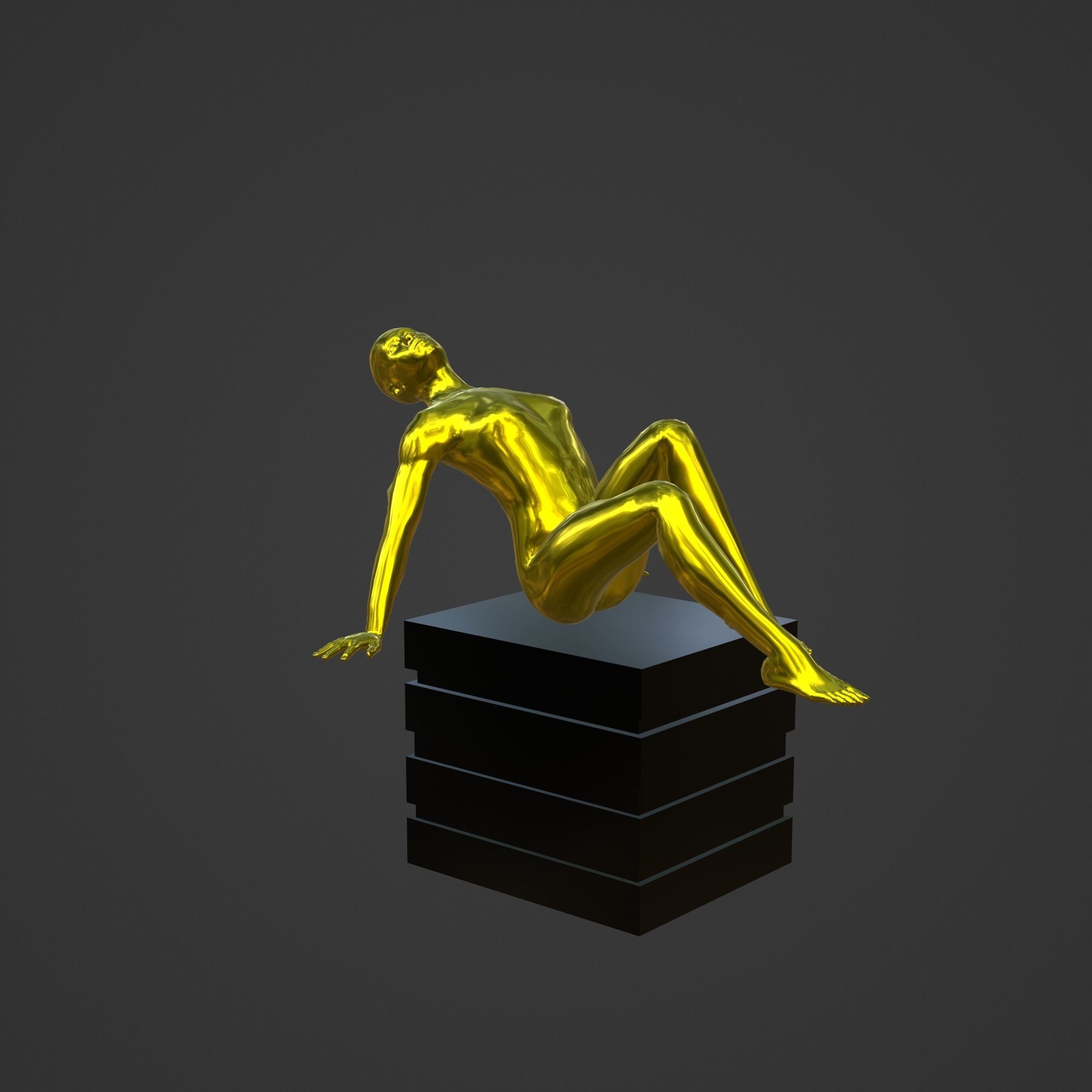 OSCAR AWARD 3D print model_3