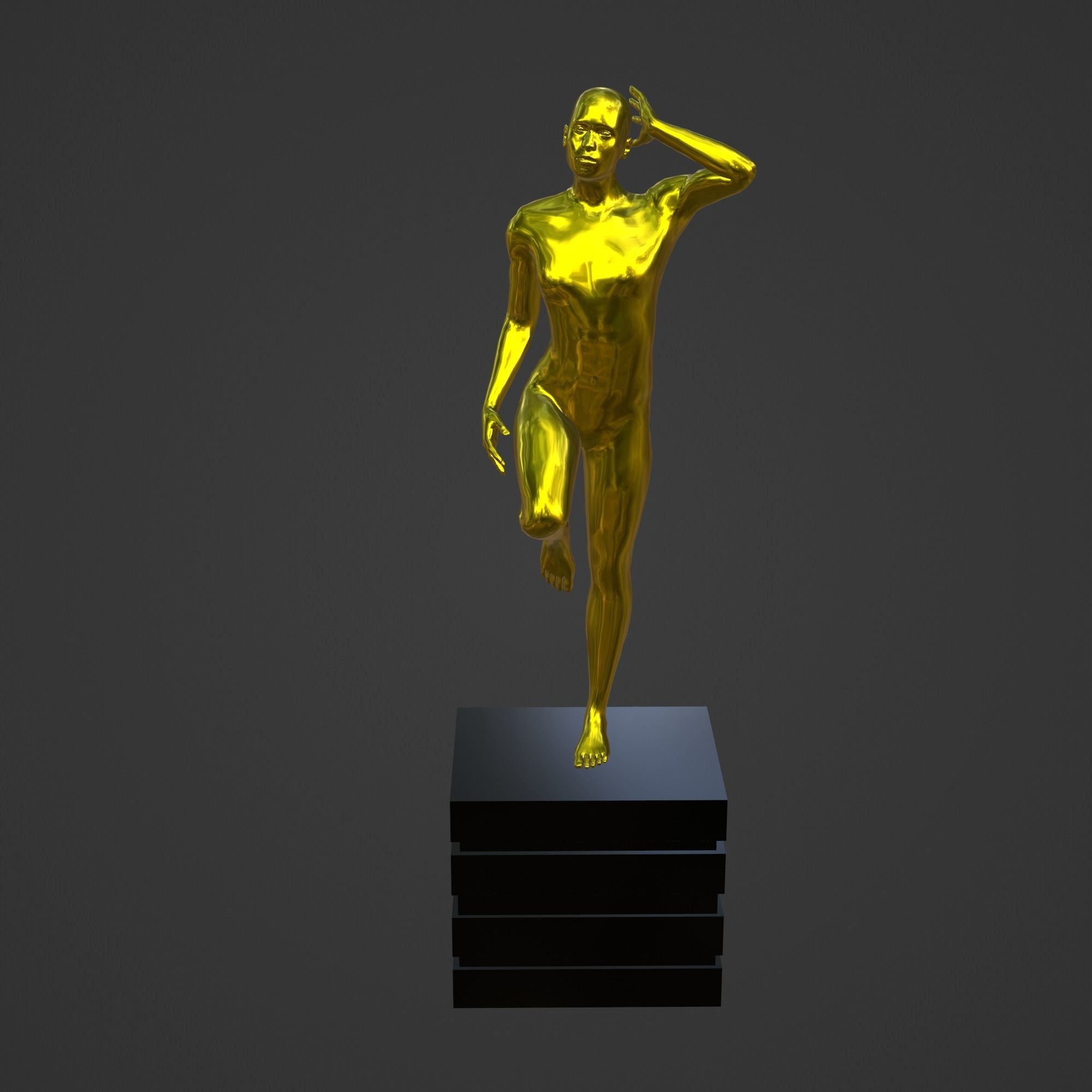 OSCAR AWARD 3D print model_1
