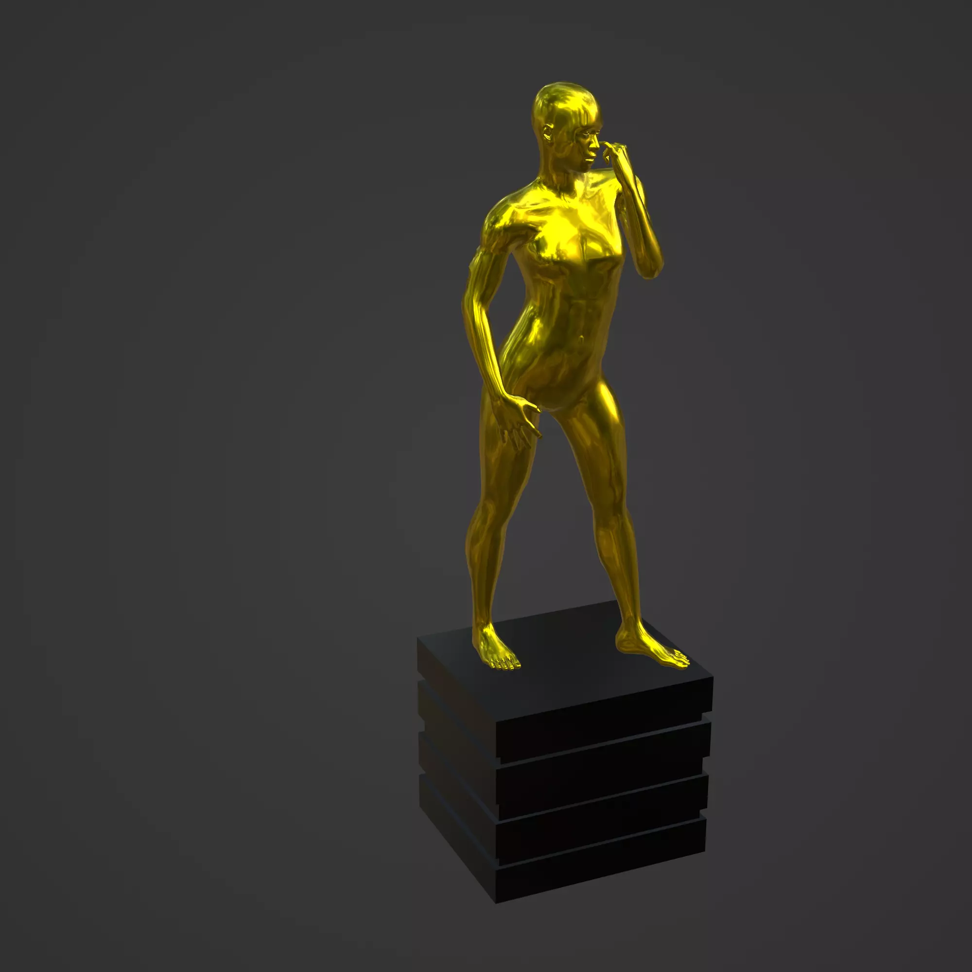 OSCAR AWARD 3D print model_0
