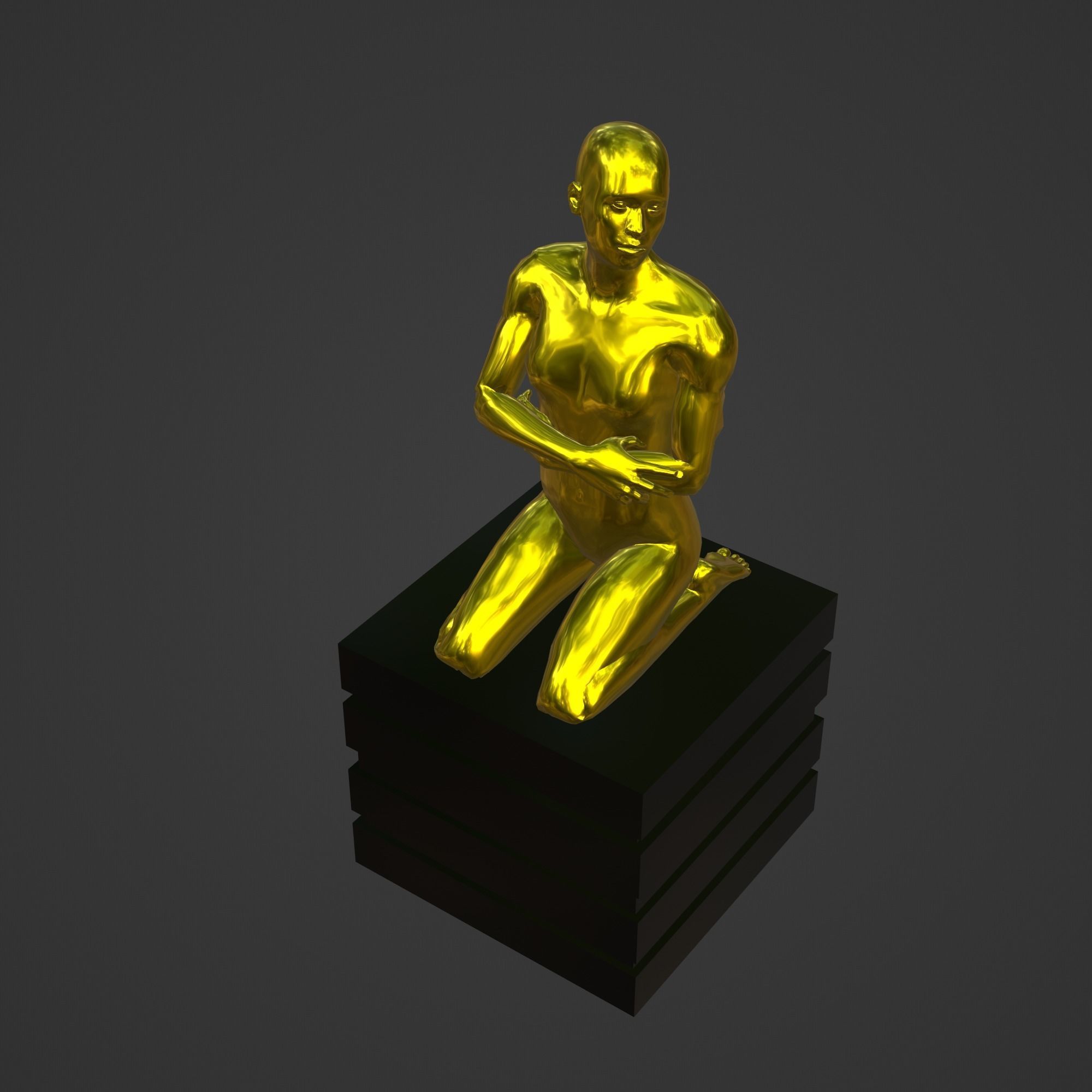 OSCAR AWARD 3D print model_2
