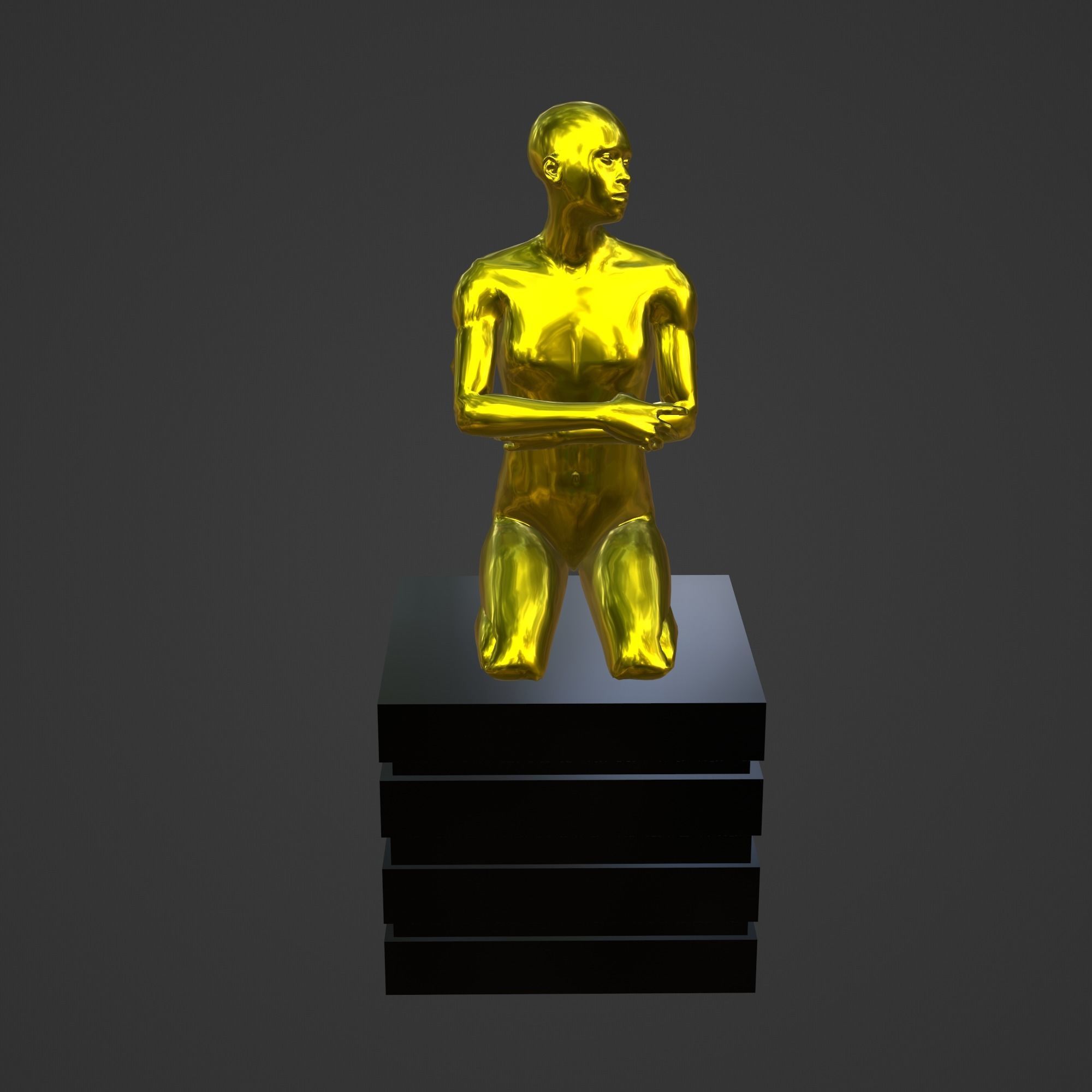 OSCAR AWARD 3D print model_1