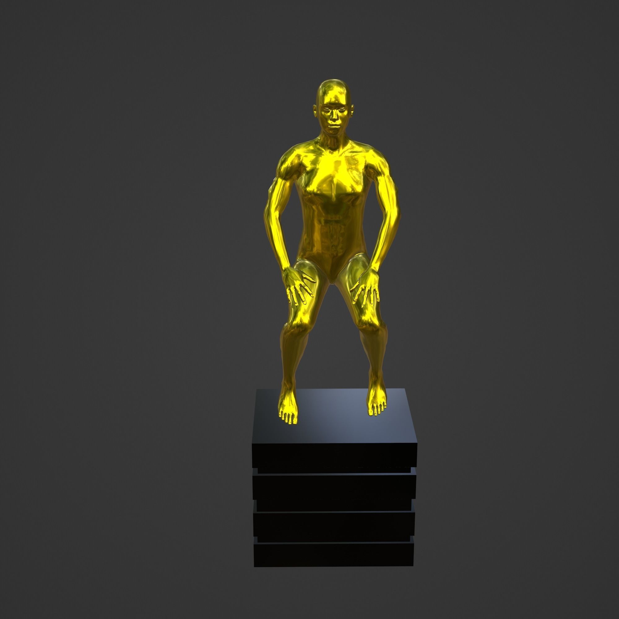 OSCAR AWARD 3D print model_1