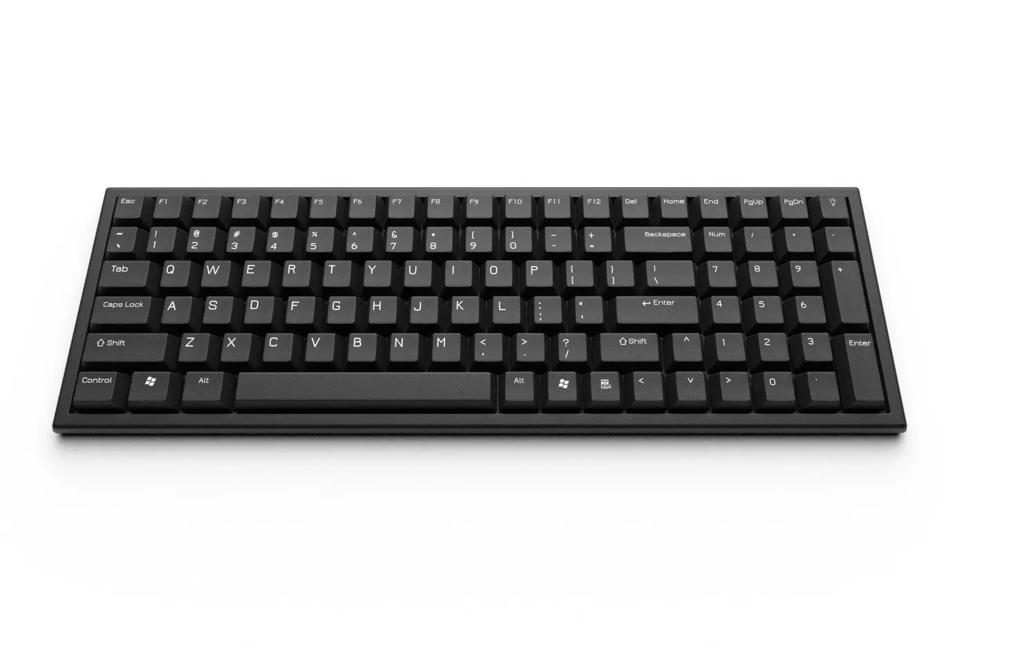 Pc Keyboard M02 Low-poly 3D model_0