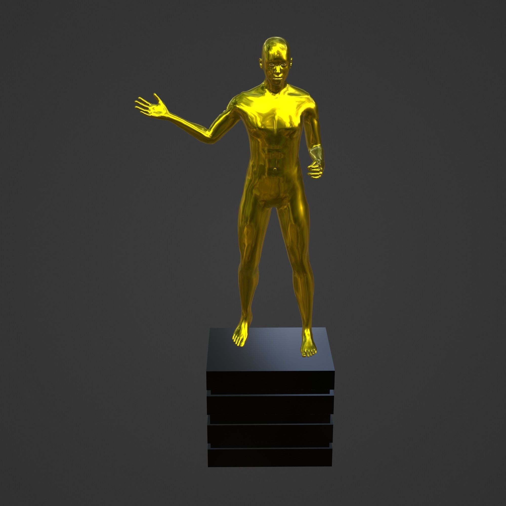 OSCAR AWARD 3D print model_1