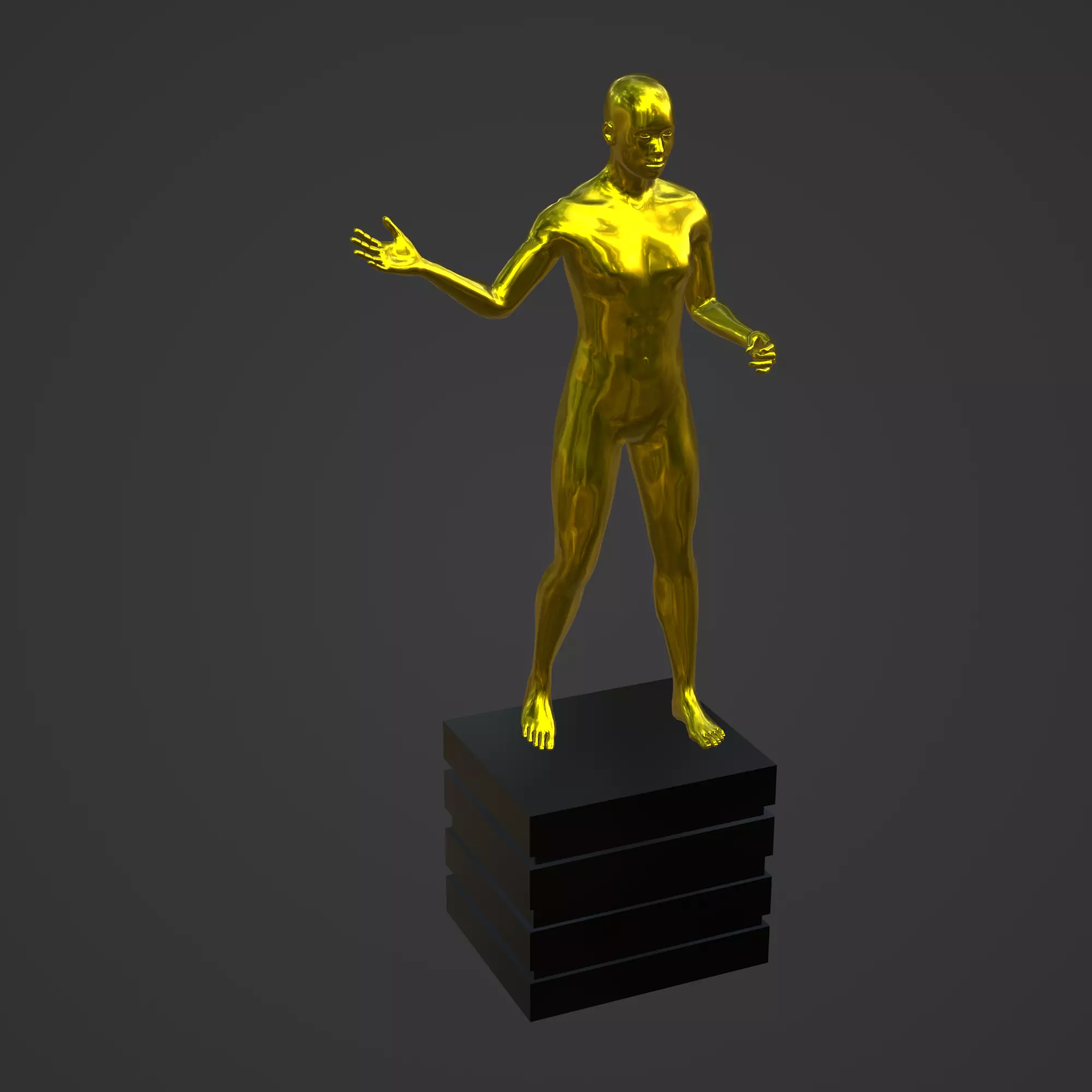 OSCAR AWARD 3D print model_0
