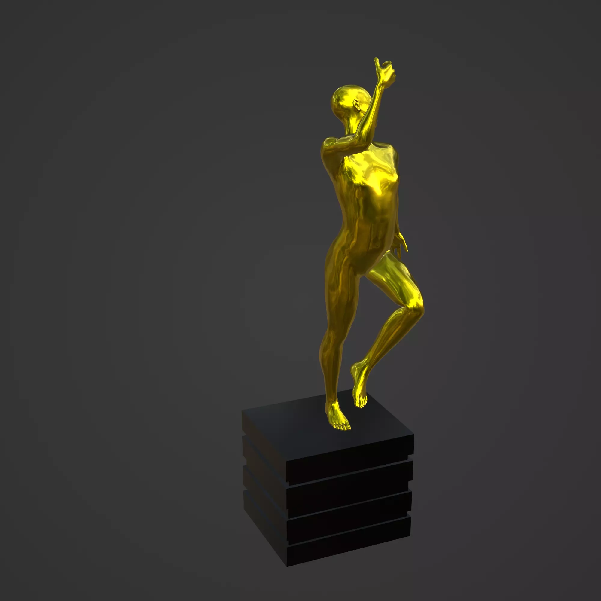 OSCAR AWARD 3D print model_0