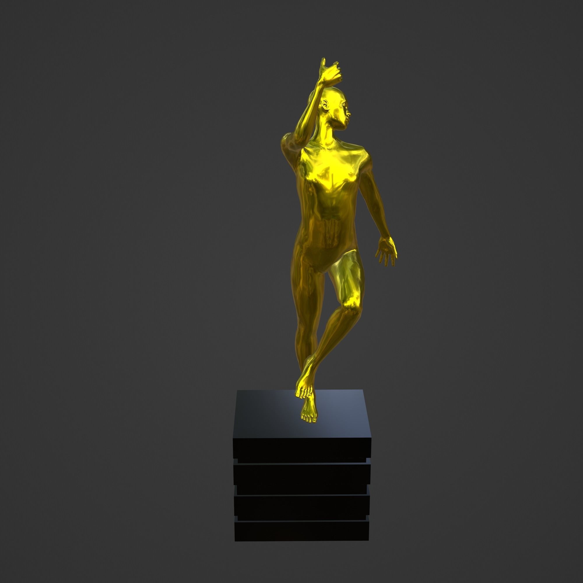 OSCAR AWARD 3D print model_1