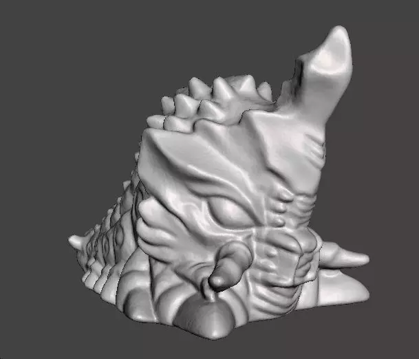 SD BATTRA LARVA 1992 VINTAGE FIGURE 15 INCH CHIBI SUPER DEFORMED 3D print model_0