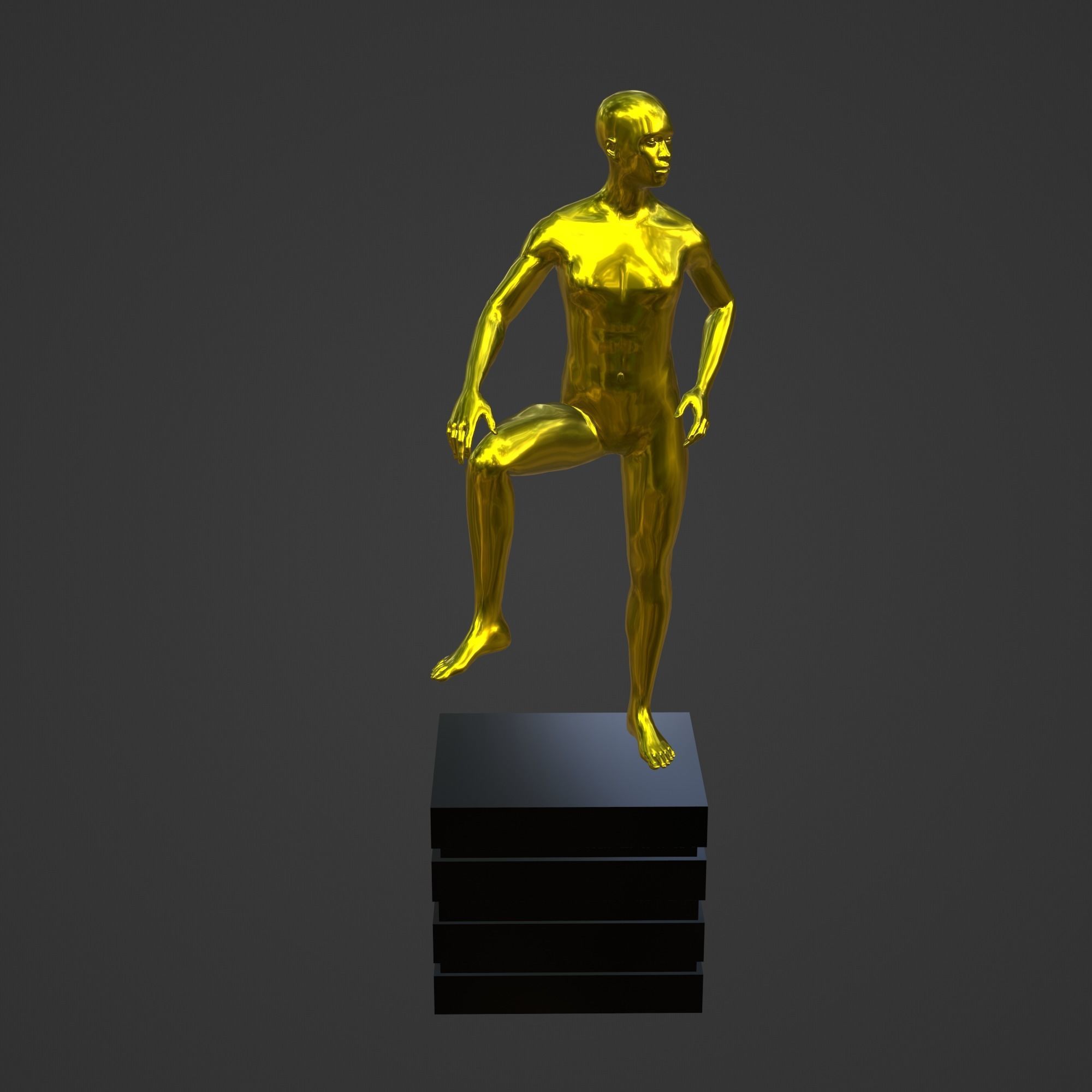 OSCAR AWARD 3D print model_1
