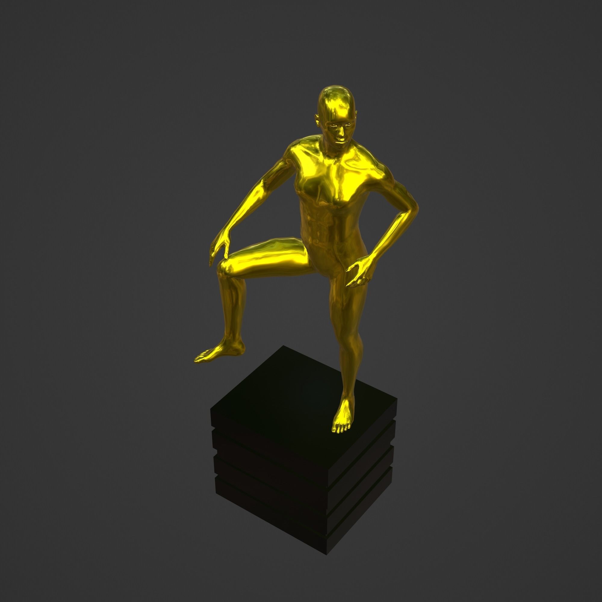 OSCAR AWARD 3D print model_2