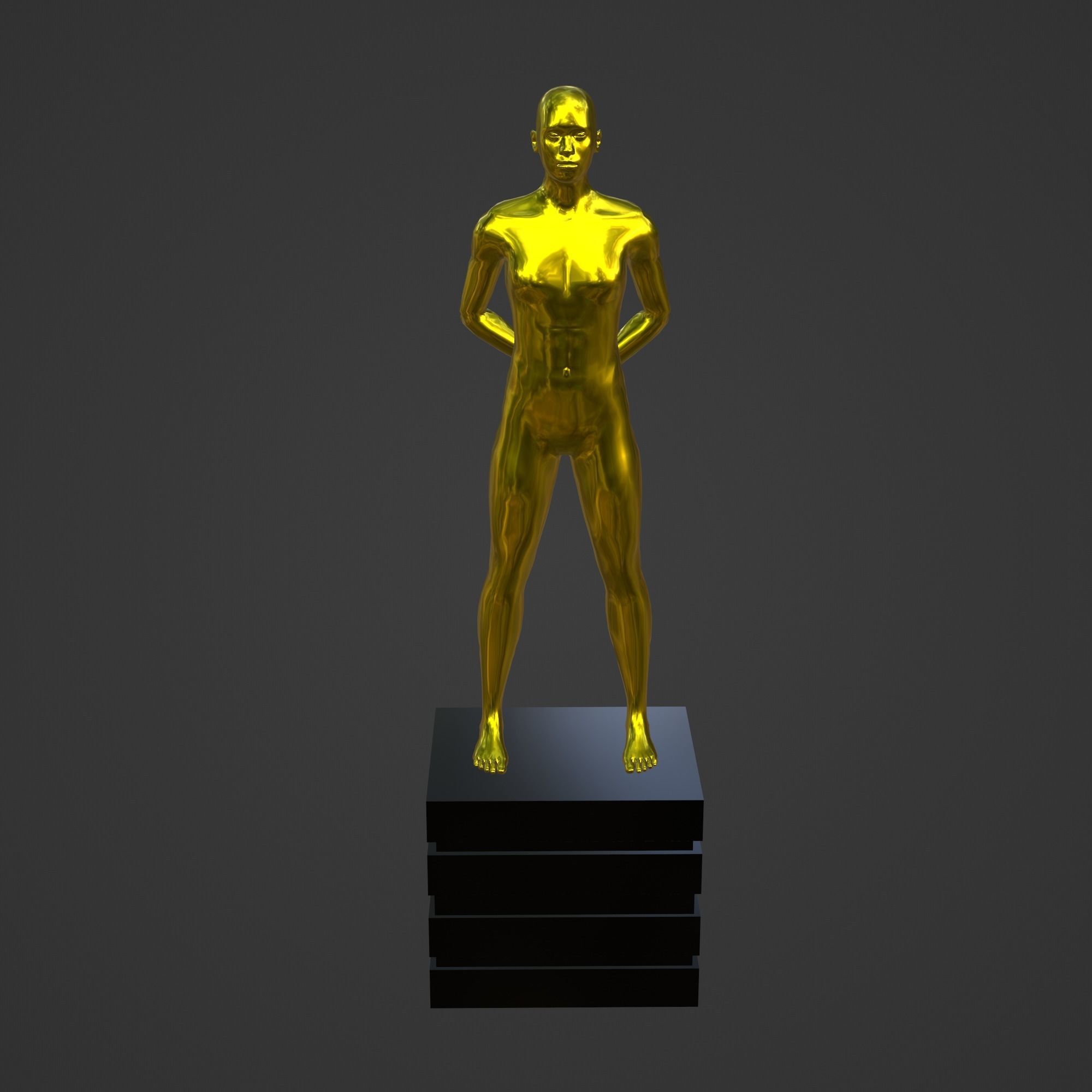 OSCAR AWARD 3D print model_1