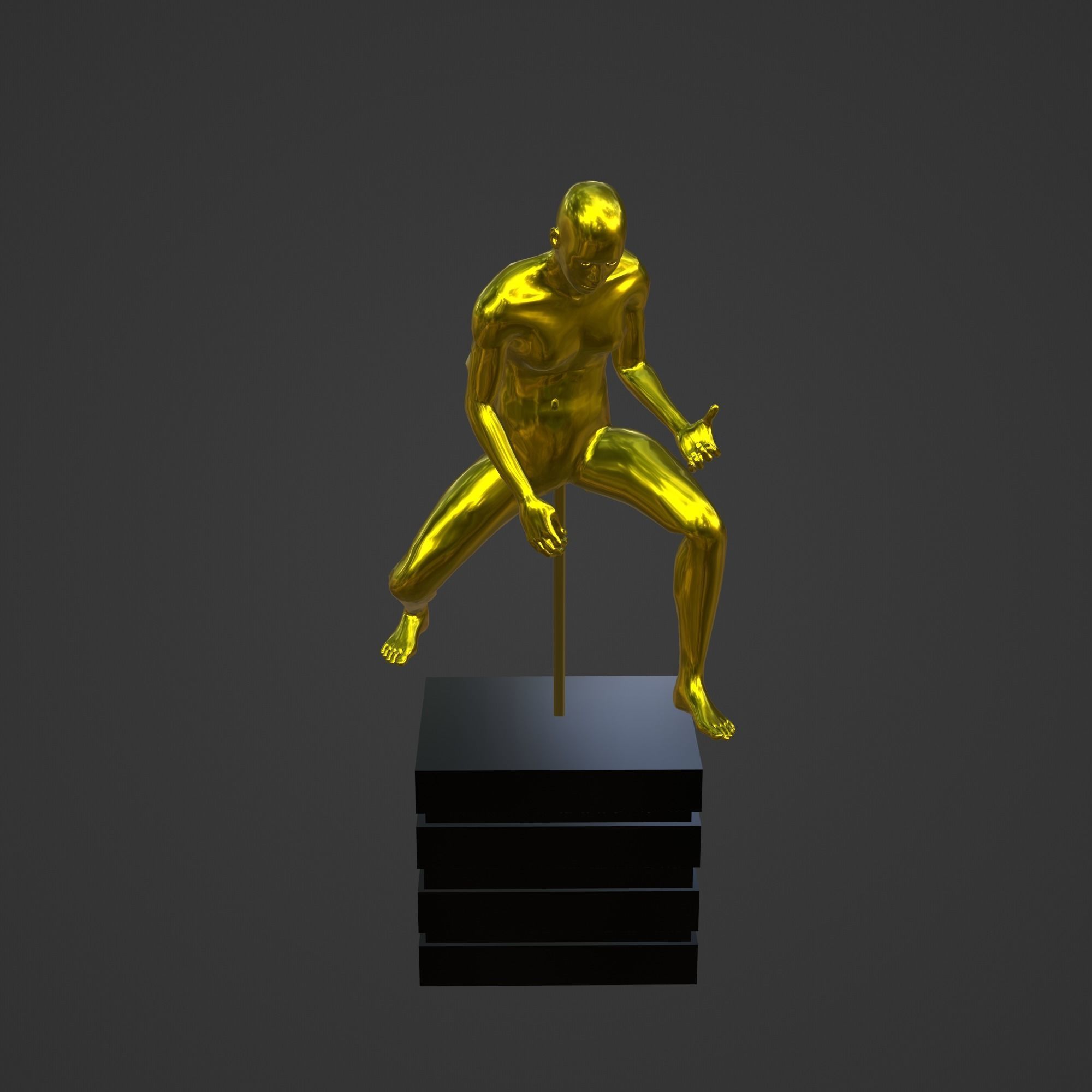 OSCAR AWARD 3D print model_1