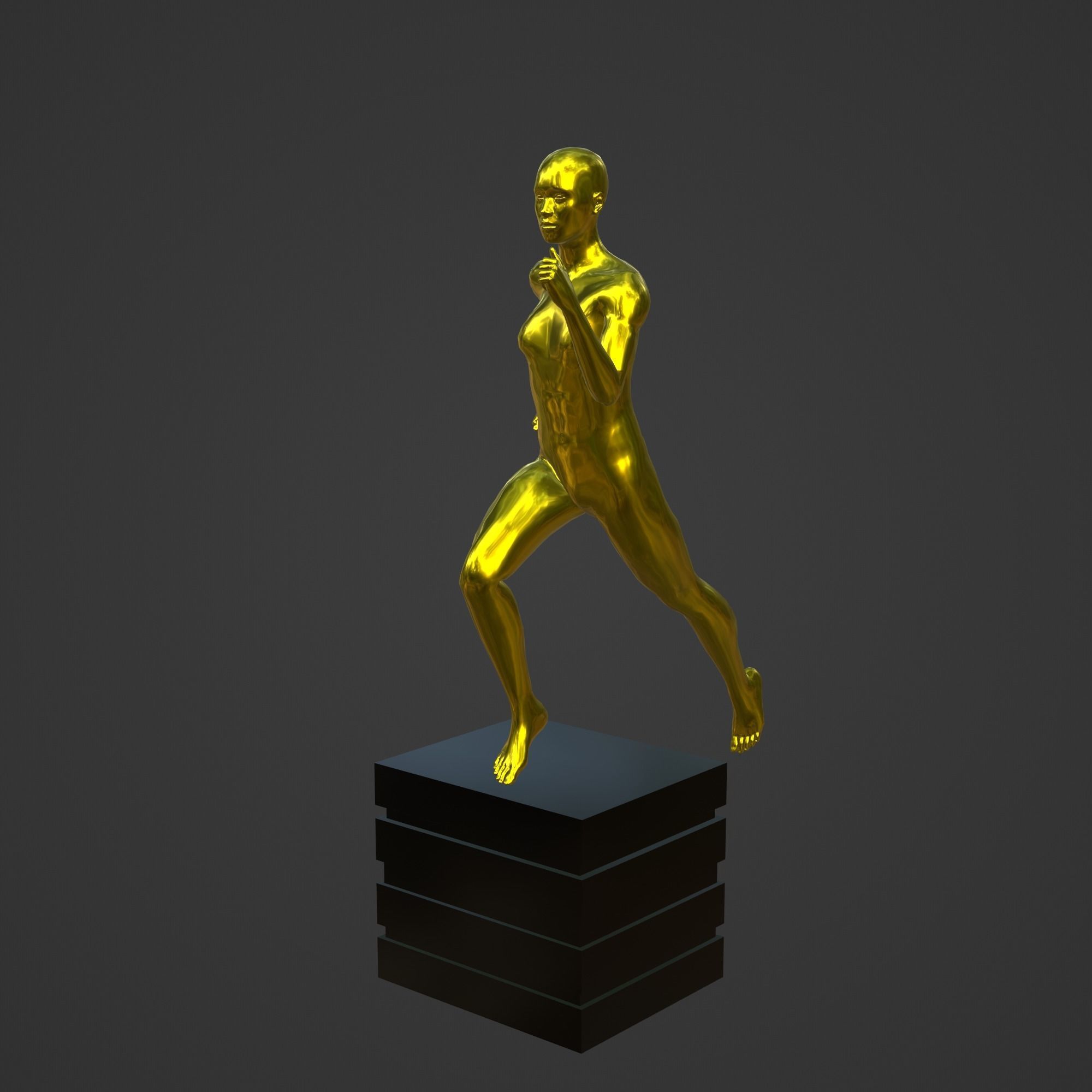 OSCAR AWARD 3D print model_3