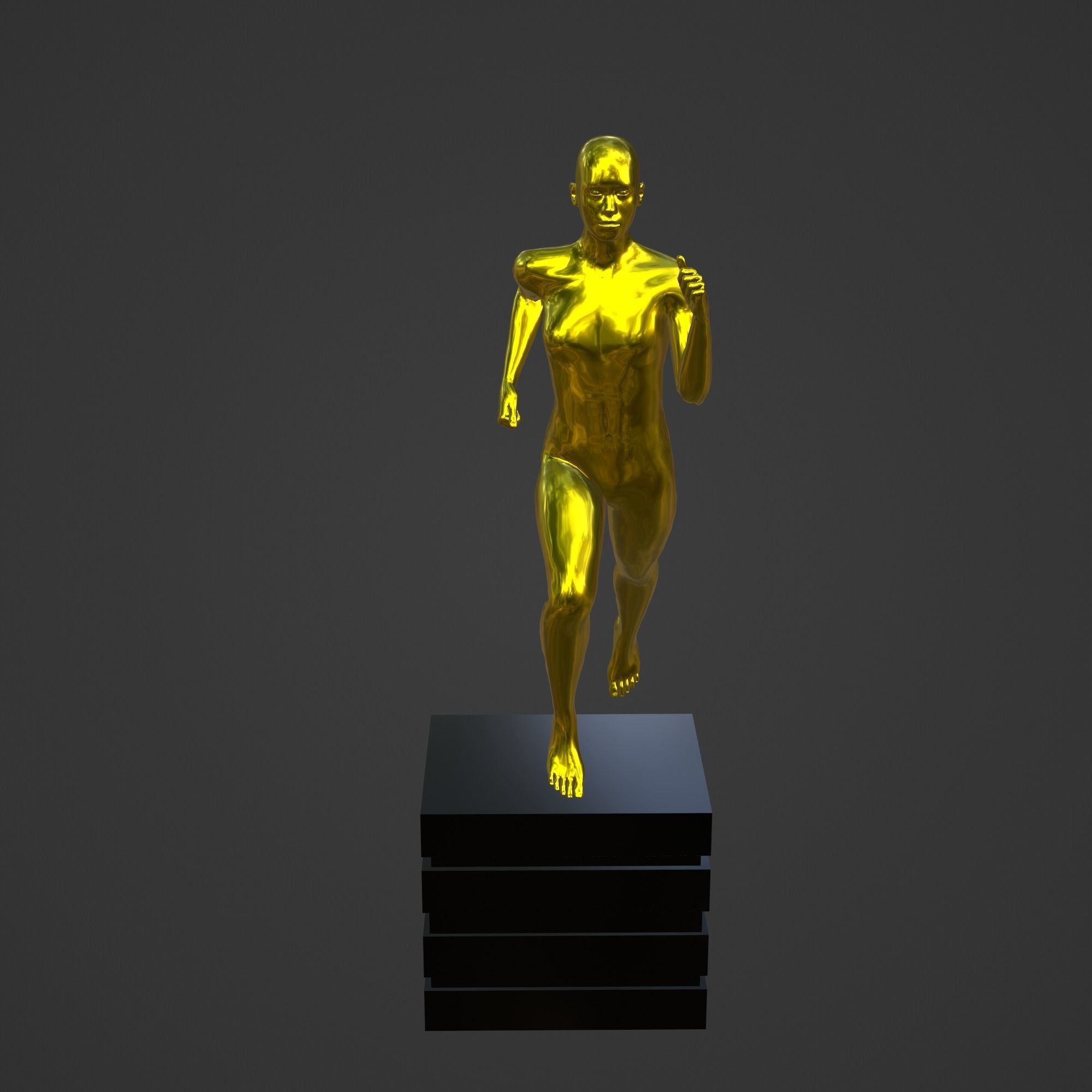 OSCAR AWARD 3D print model_1