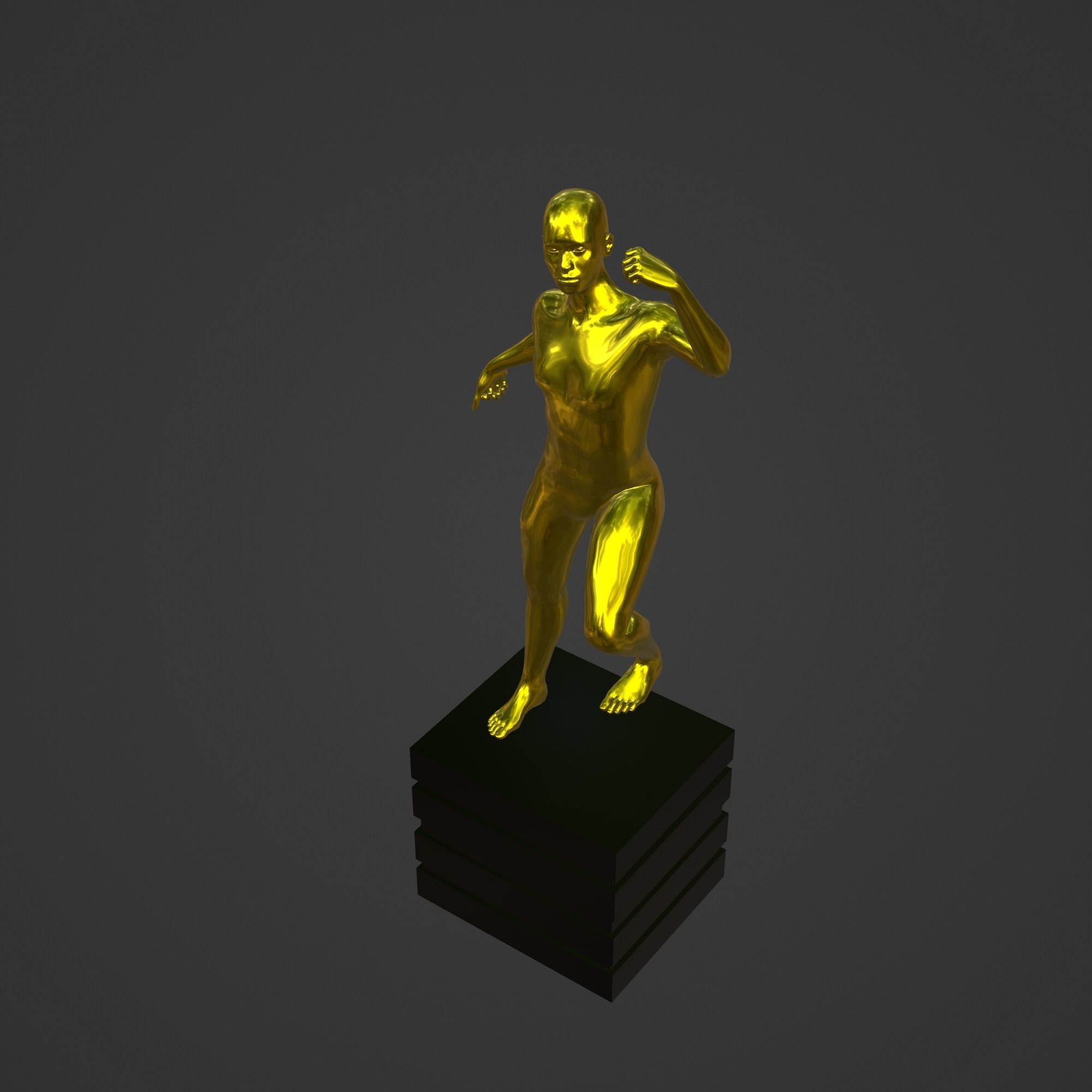 OSCAR AWARD 3D print model_2