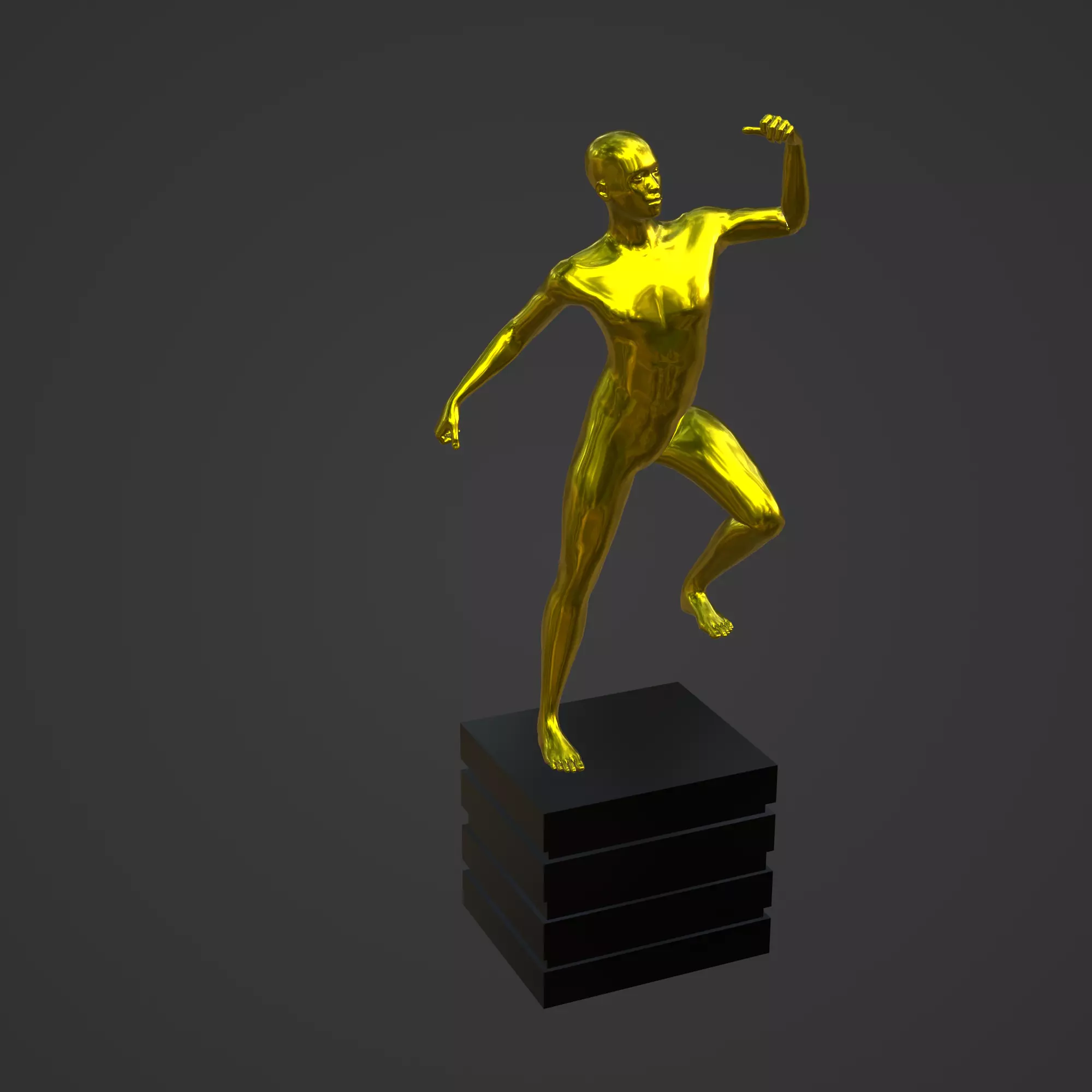 OSCAR AWARD 3D print model_0