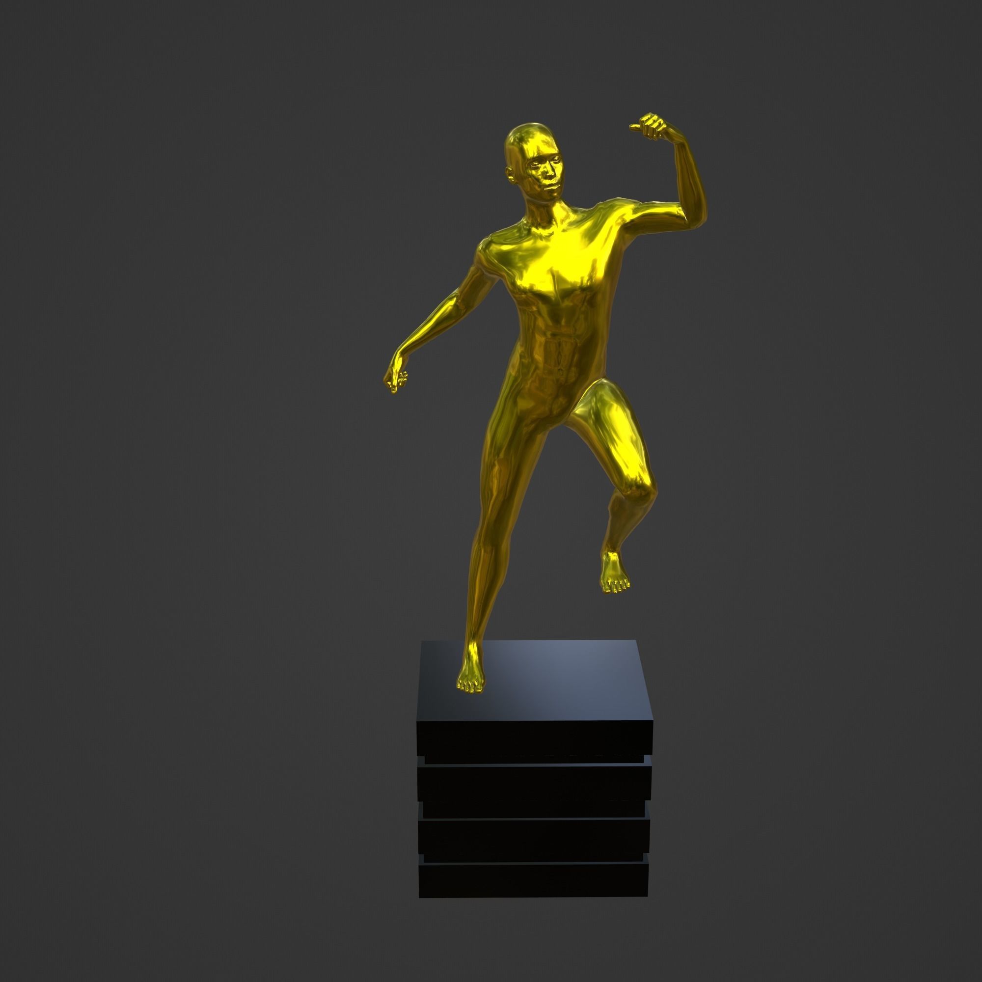 OSCAR AWARD 3D print model_1