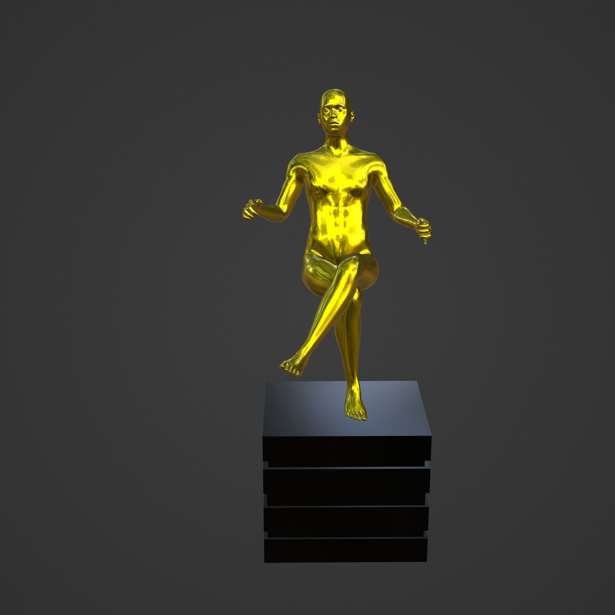 OSCAR AWARD 3D print model_1