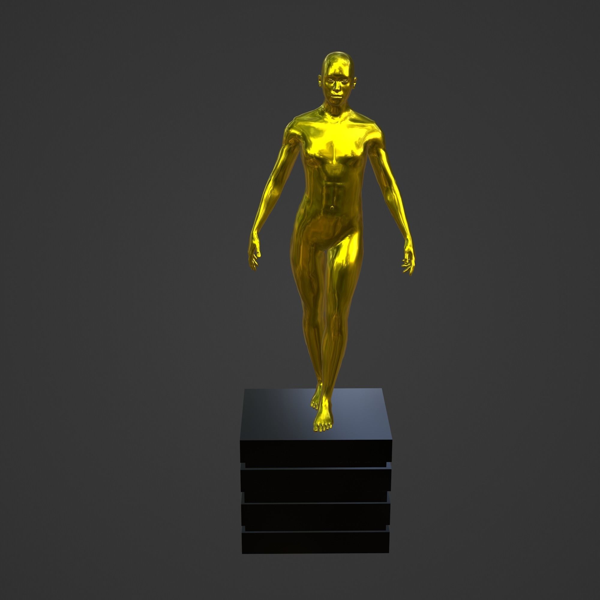 OSCAR AWARD 3D print model_1