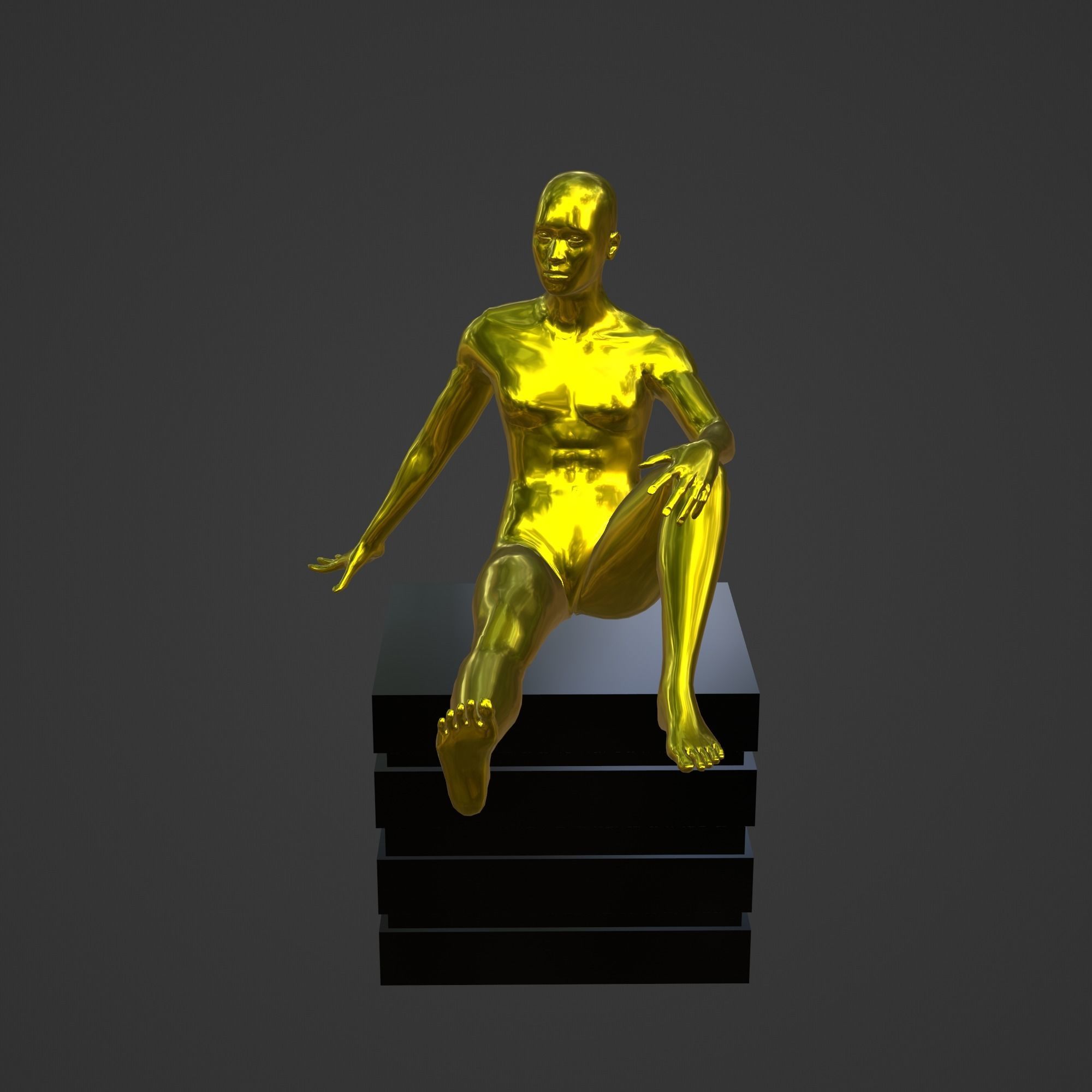 OSCAR AWARD 3D print model_1